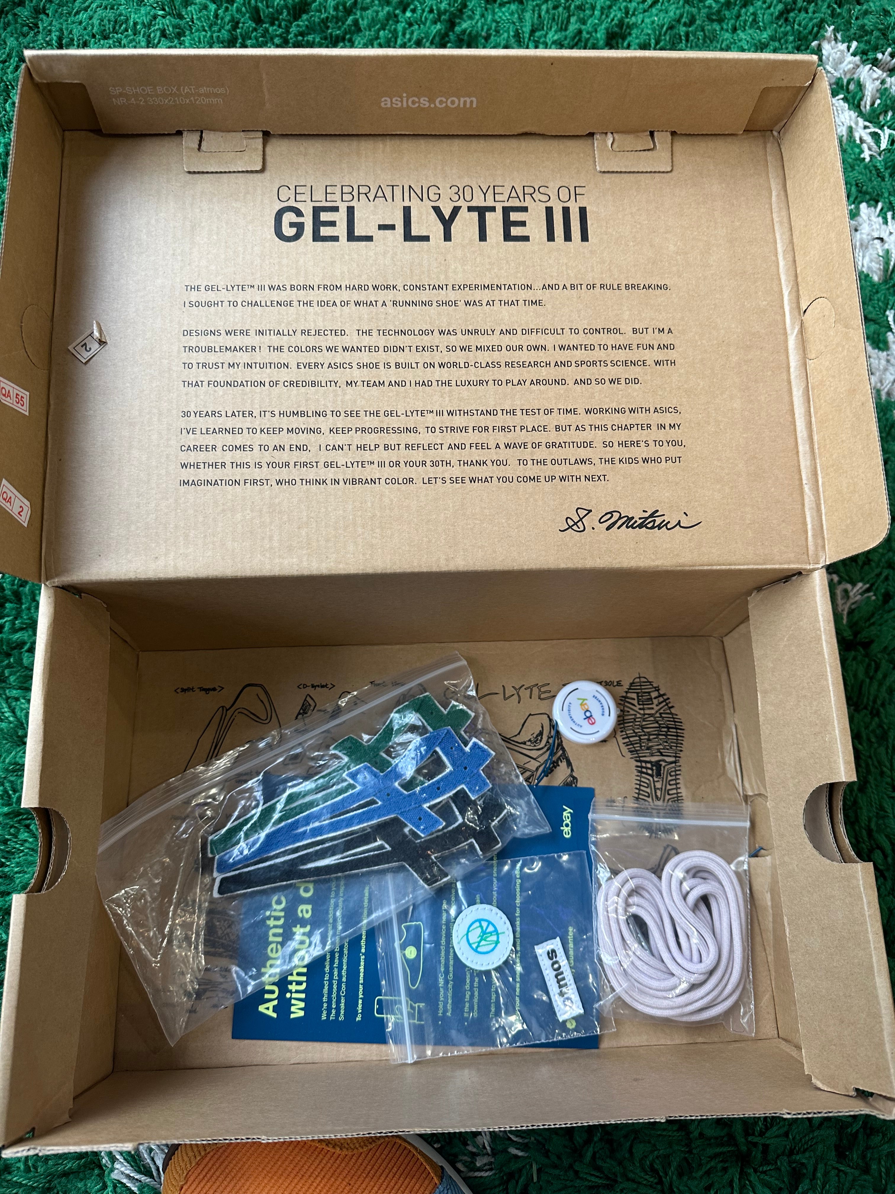 Asic Gel Lyte III “Sean Wotherspoon X Atmos”