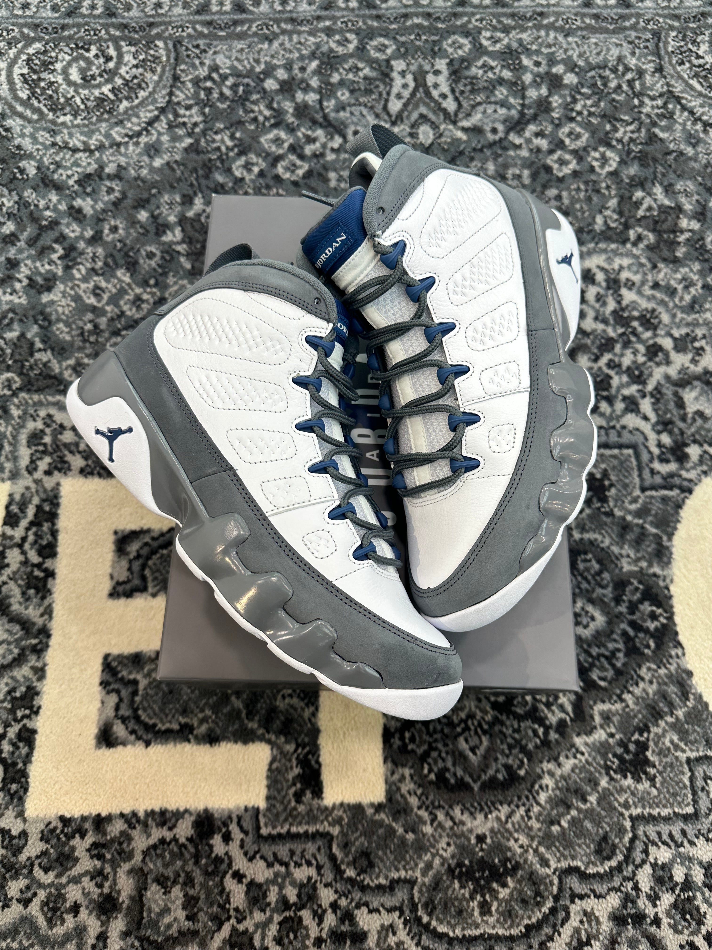 Jordan 9 “Flint Grey French Blue”