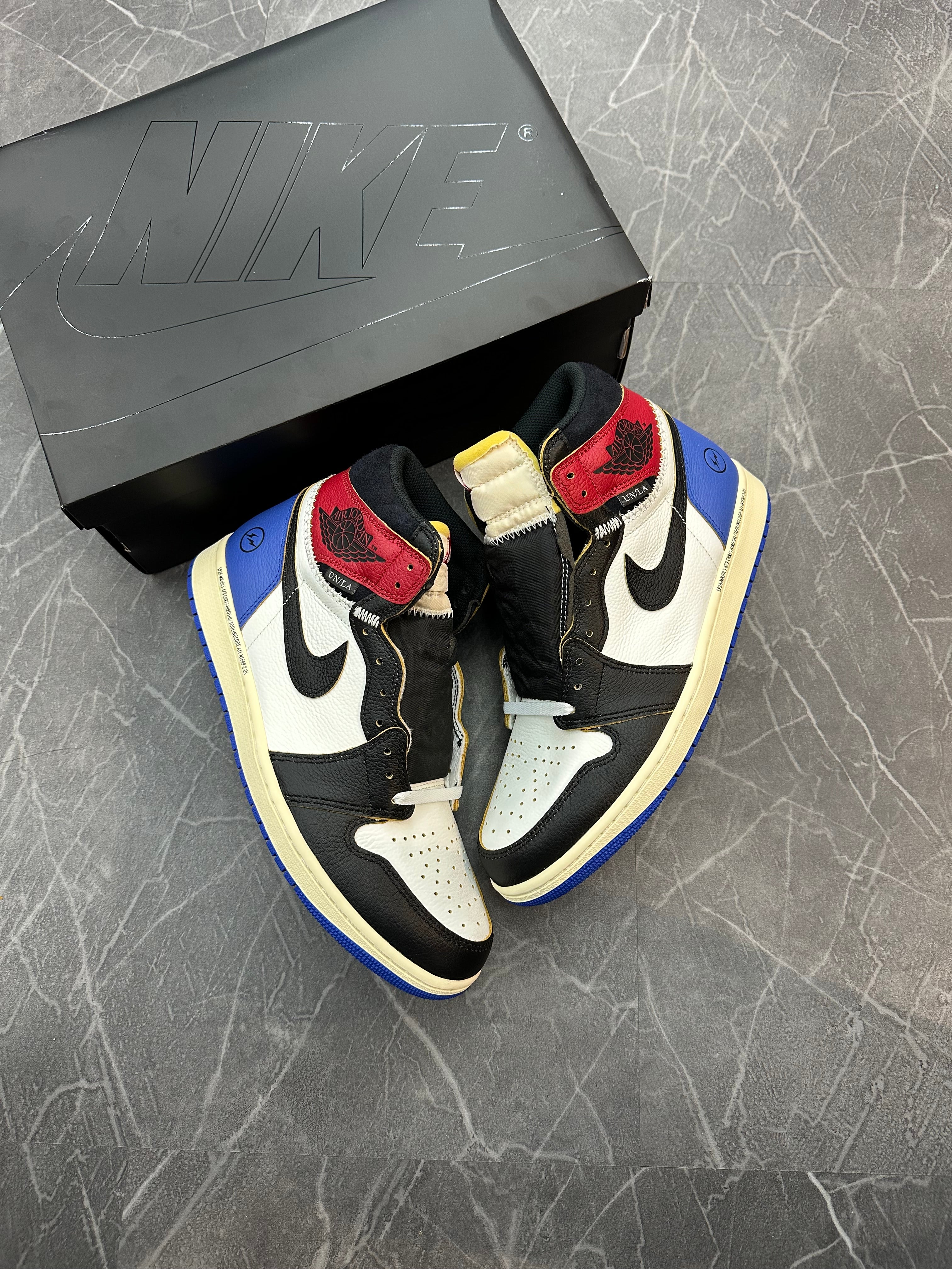 Jordan 1 High Fragment X Union “Varsity Red Sport Royal”