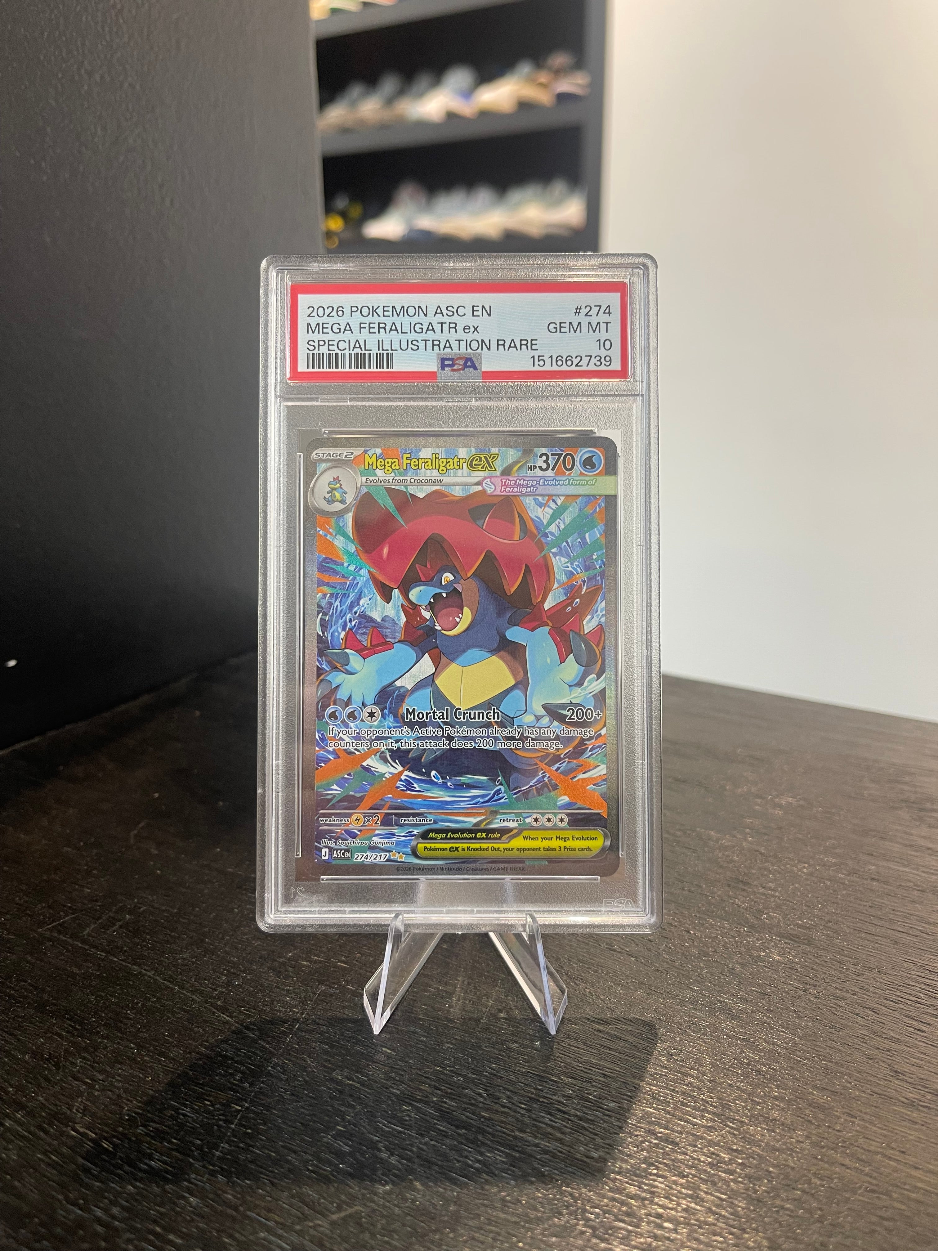 Mega Feraligatr ex #274 (PSA 10)