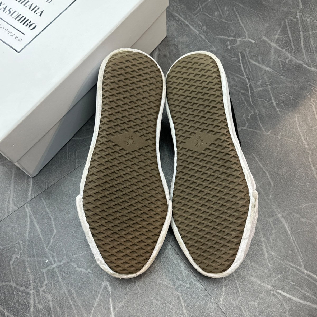 Maison Mihara Yasuhiro Peterson OG Sole Canvas Low Black - Image 4