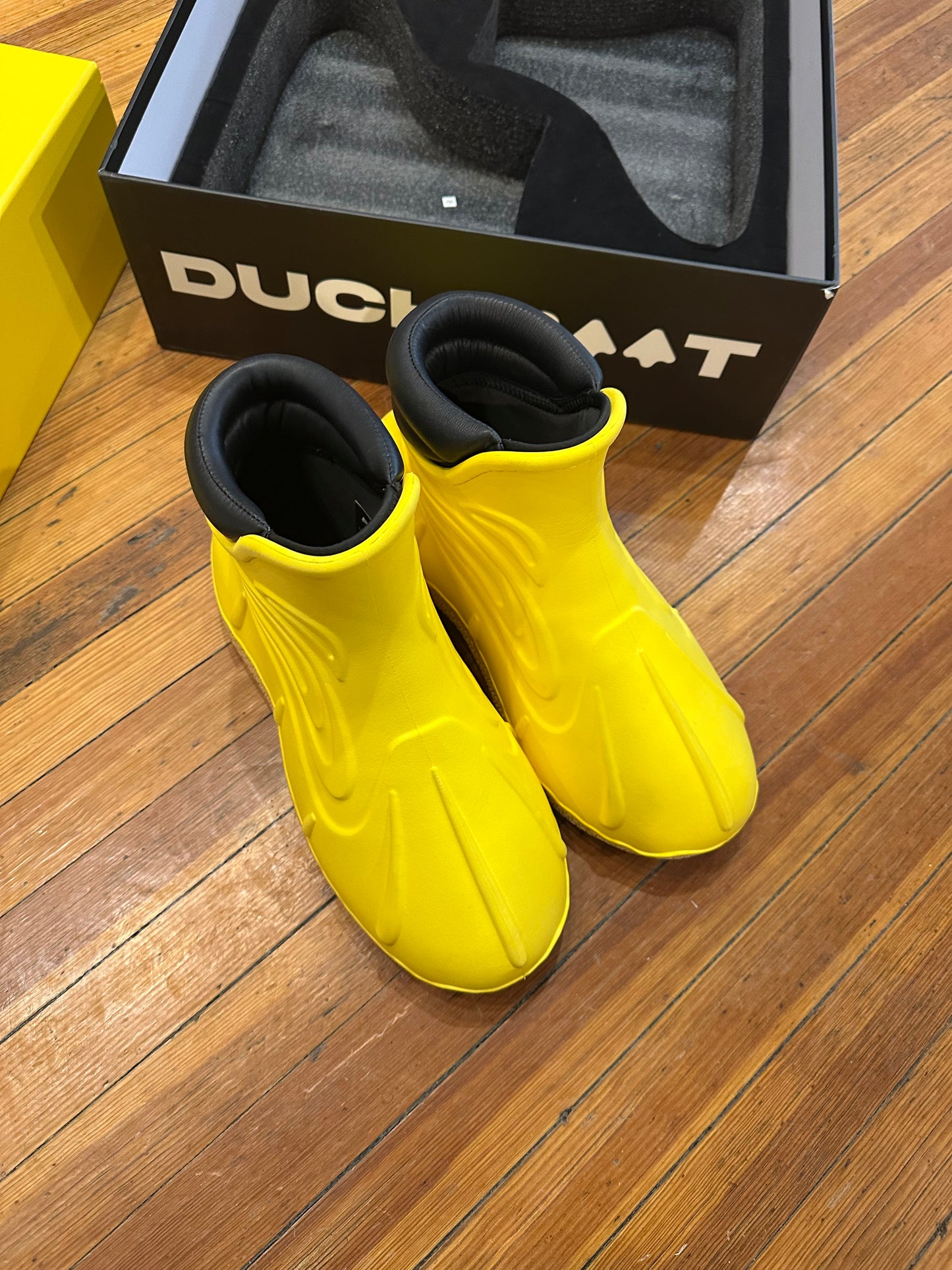FCTRY LAb x NLE Choppa Duck Boot “Yellow”