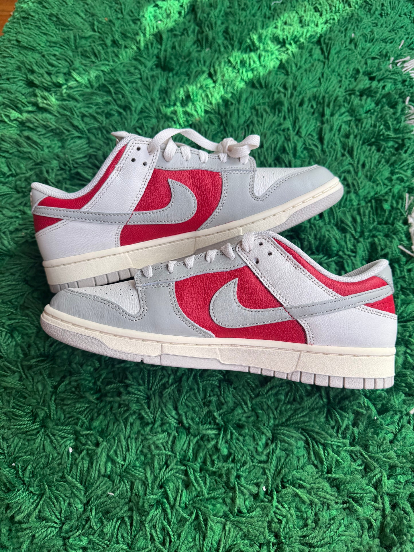Nike Dunk Low “Light lron Ore Gym Red”