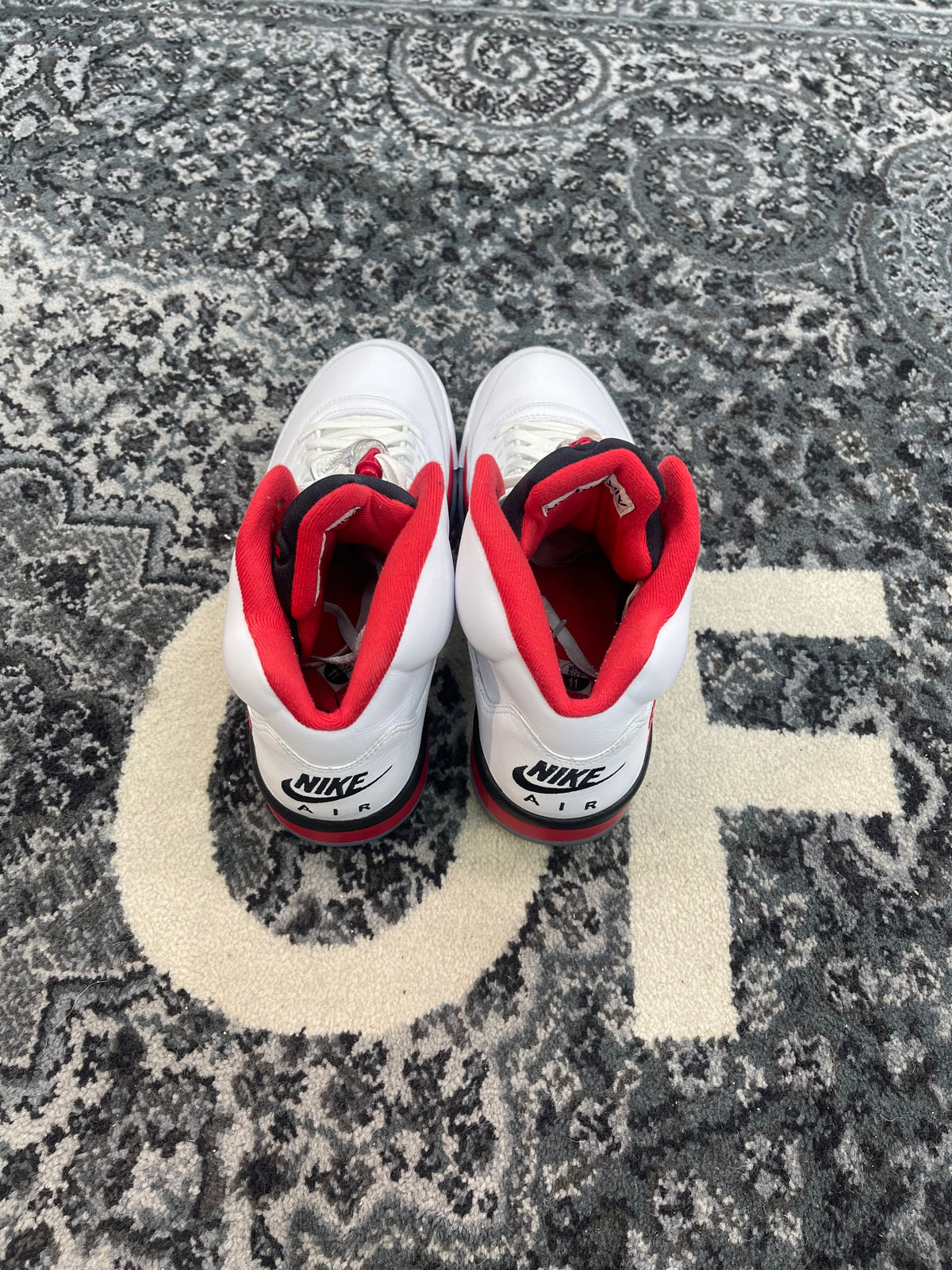 Jordan 5 “Fire Red Black Tongue”