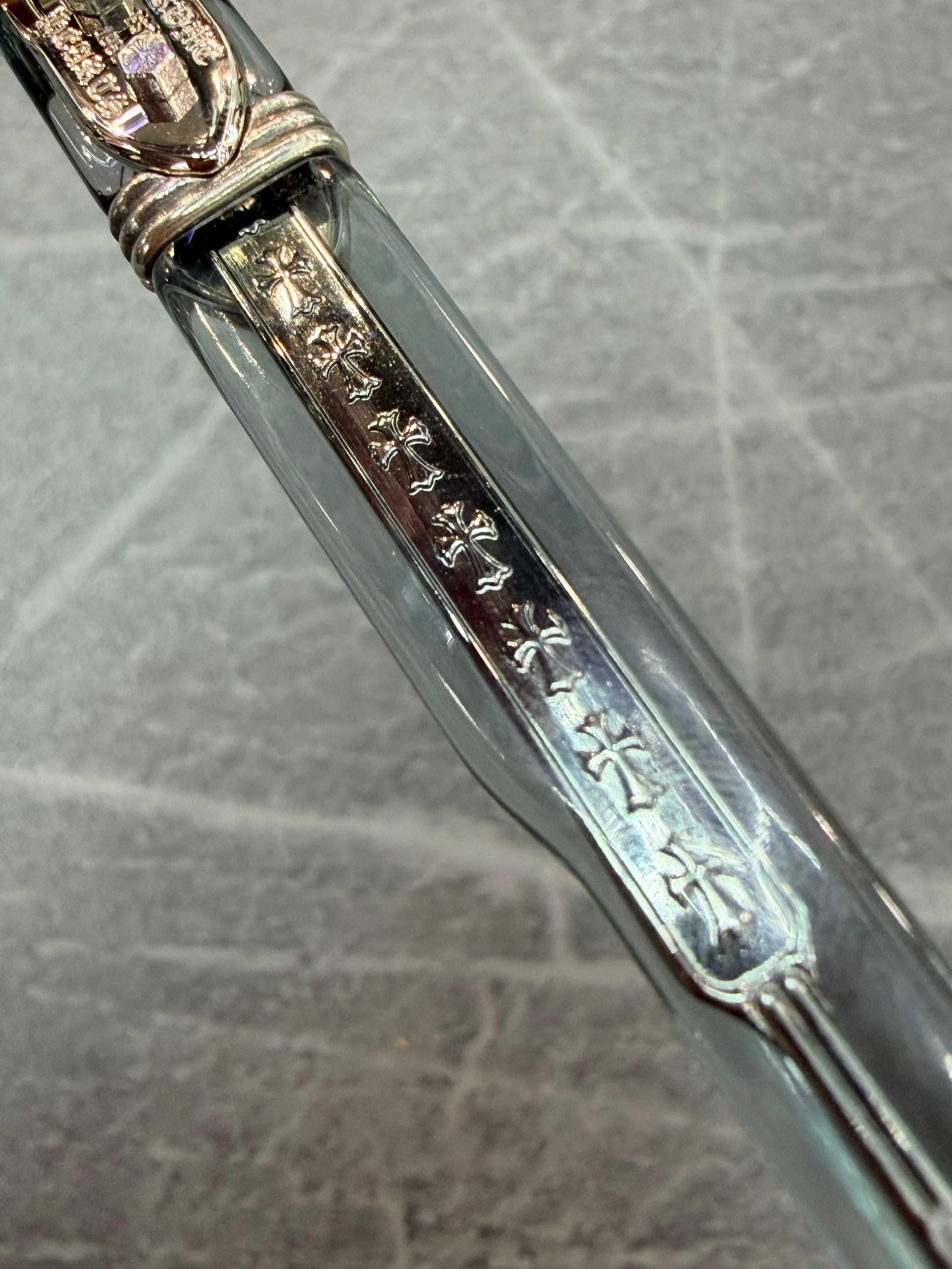 Chrome Hearts CELIBUSSY Clear Flame Glasses
