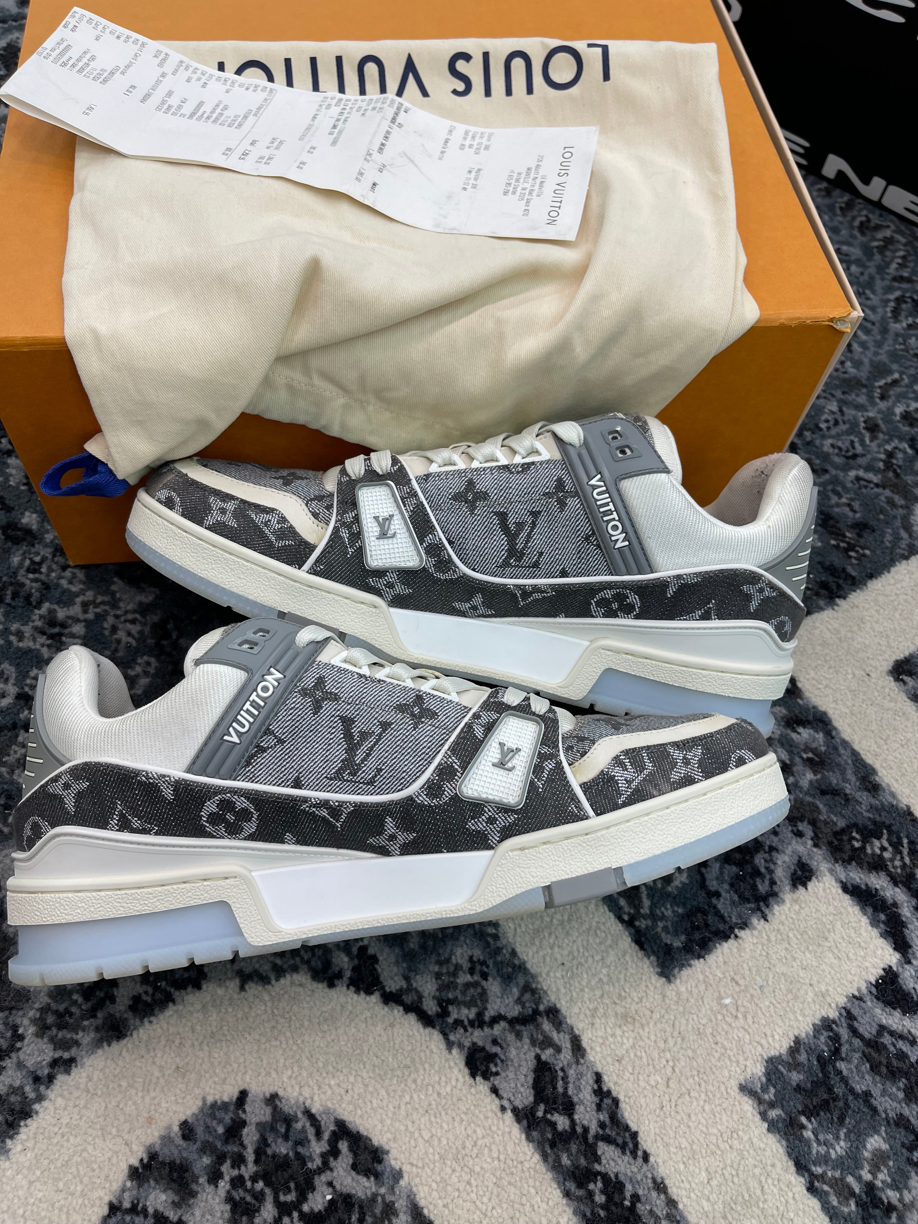 Louis Vuitton Trainer “Grey Denim”