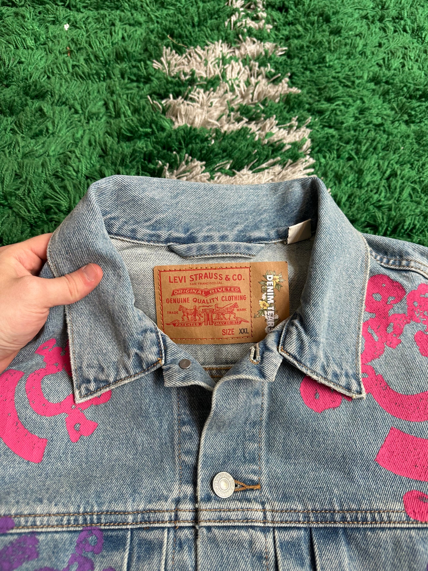 Denim Tears BSTROY Tears Washed Denim Jacket