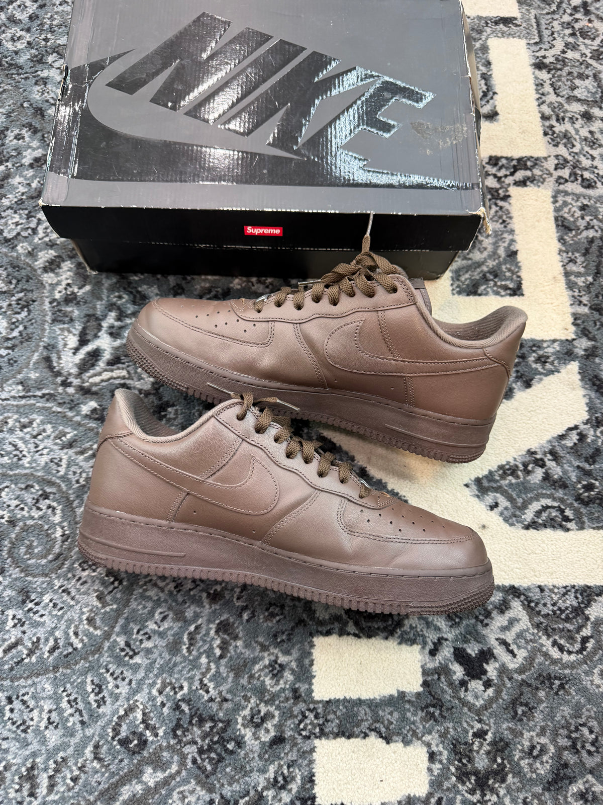 Nike Air Force 1 Low Supreme “Baroque Brown”