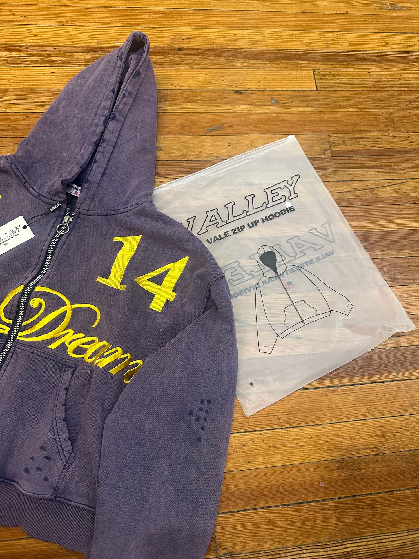 Vale Valley Dreams Zip Up “Purple / Gold”