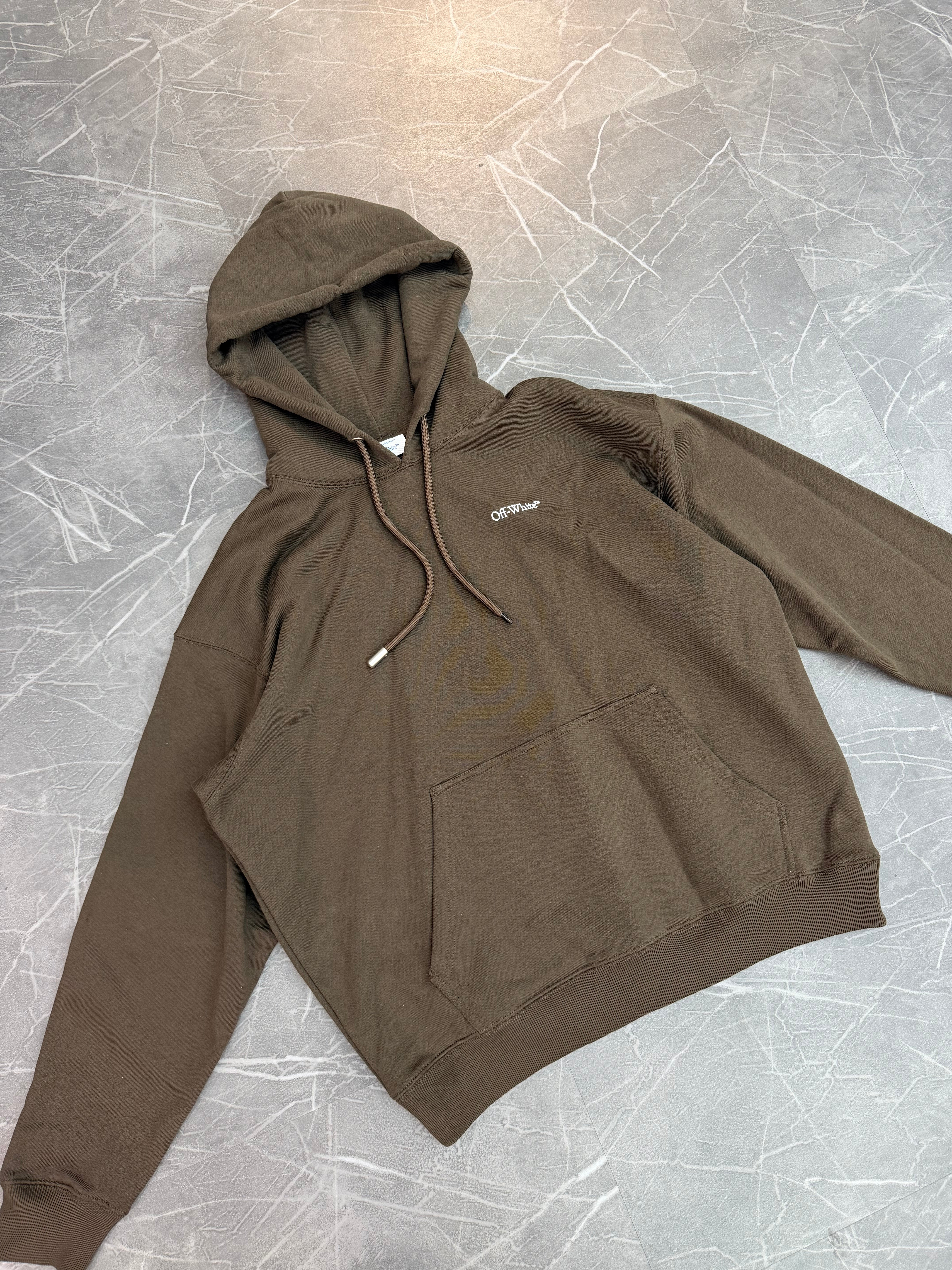 Off-White Hoodie “Brown”
