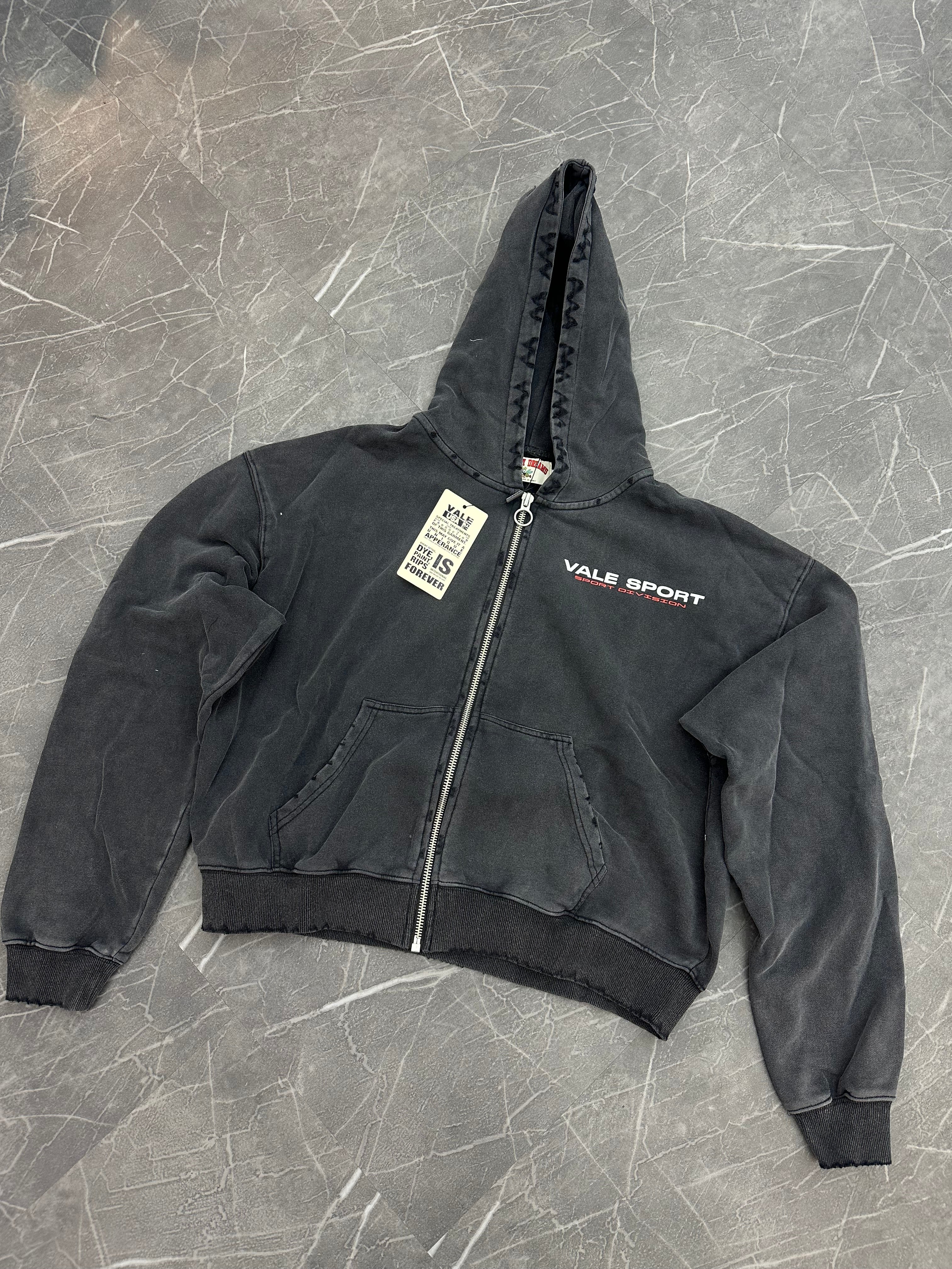 Vale Forever Staple Zip Up “Black”