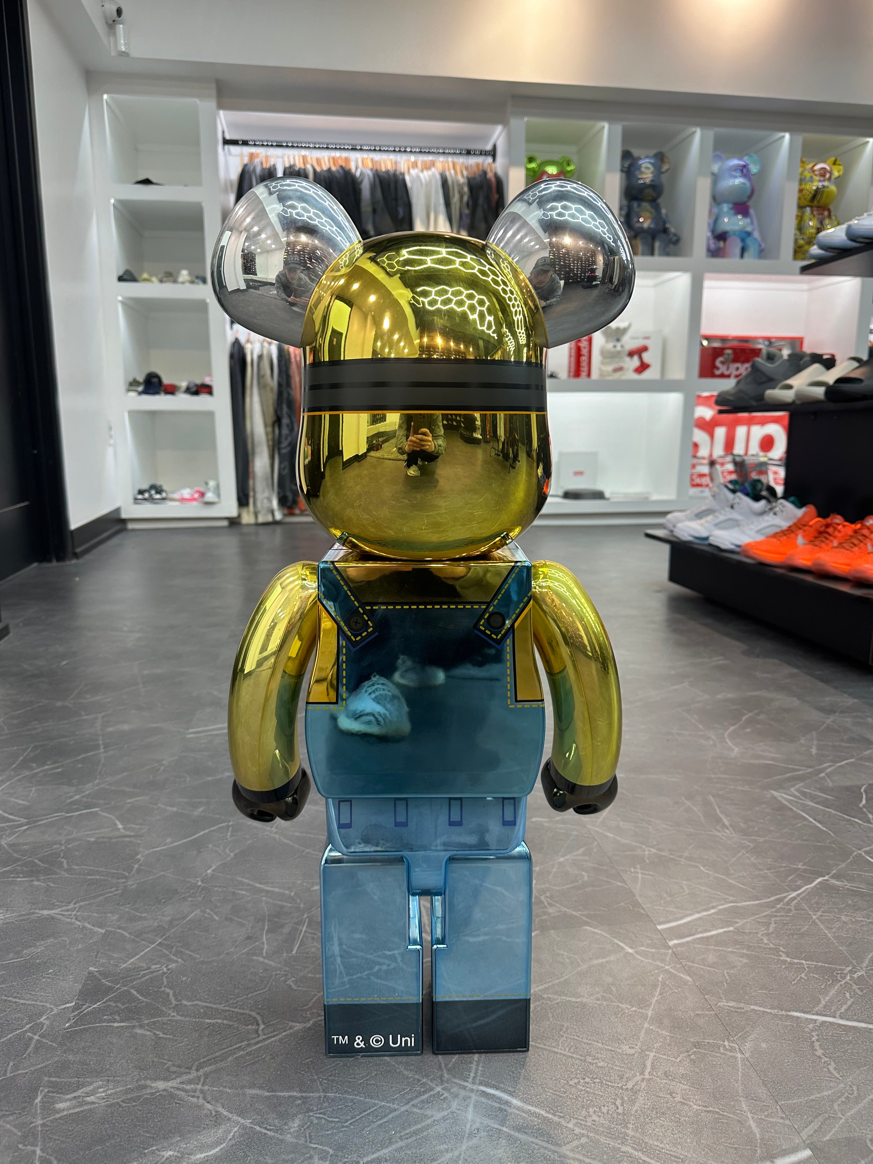 Bearbrick 1000% “Minion DAVE Chrome Ver.”