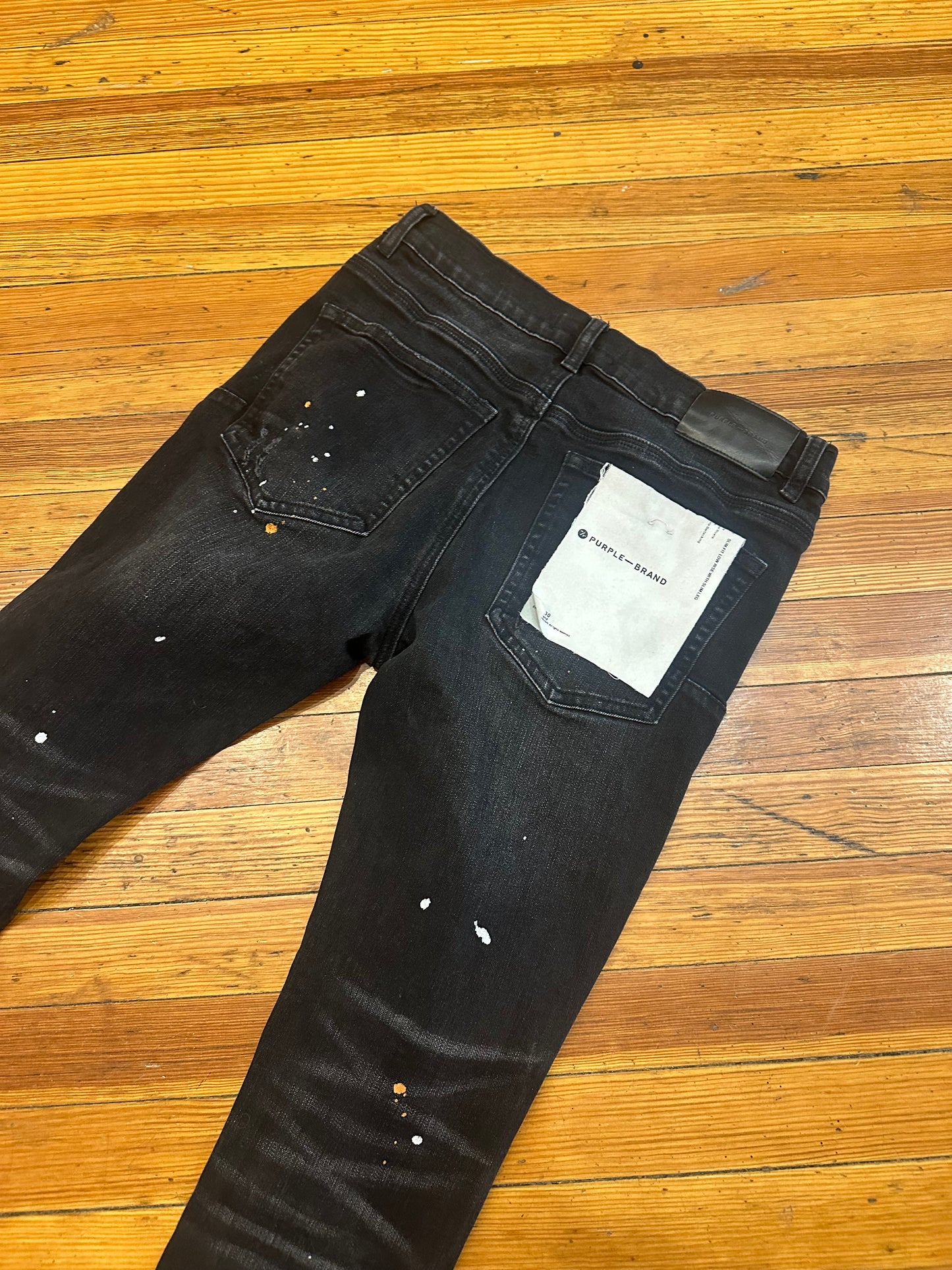 Purple Brand Jeans “Black Splatter” (30)