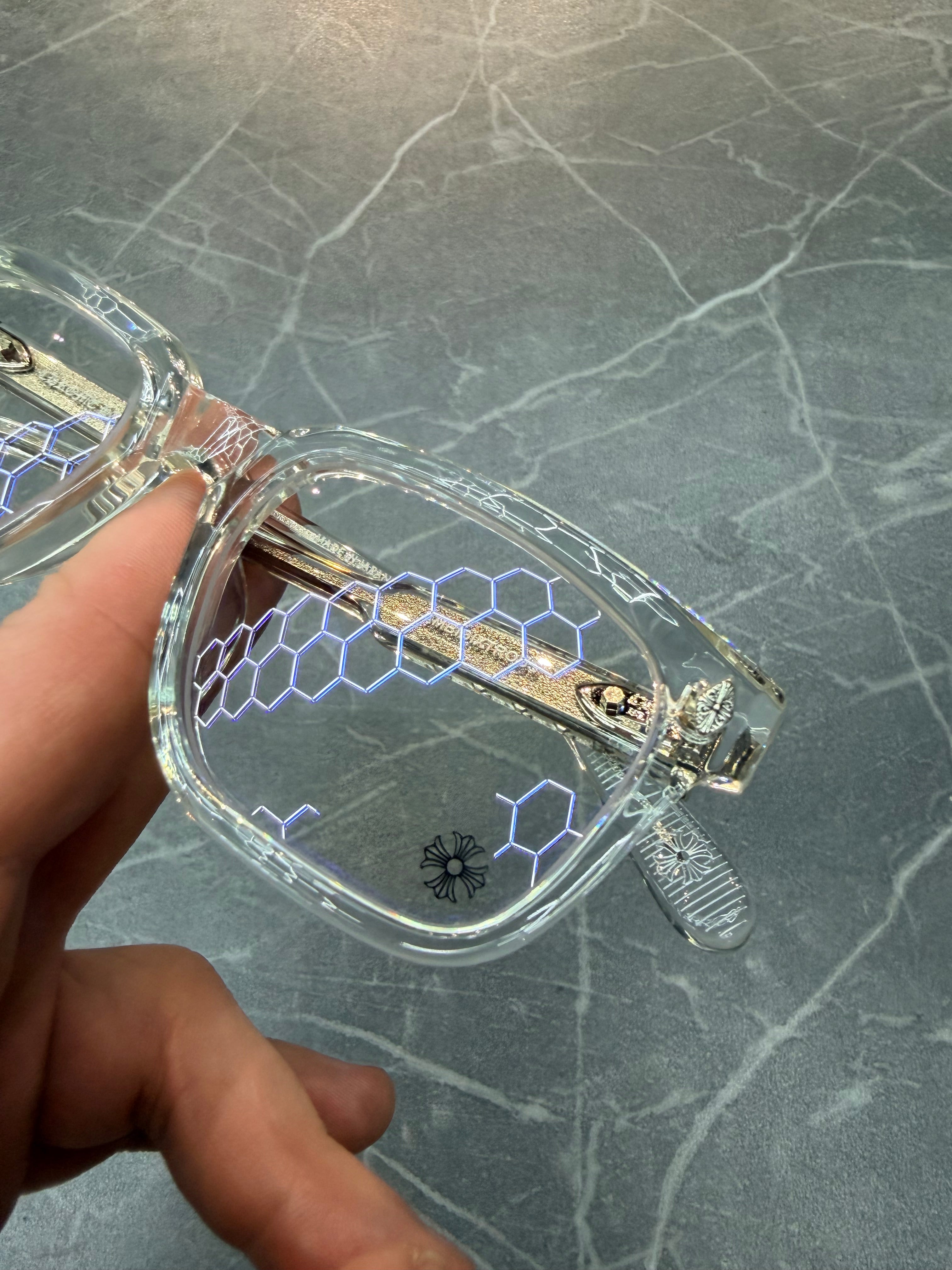 Chrome Hearts Ambidixtrous Clear Frame Glasses