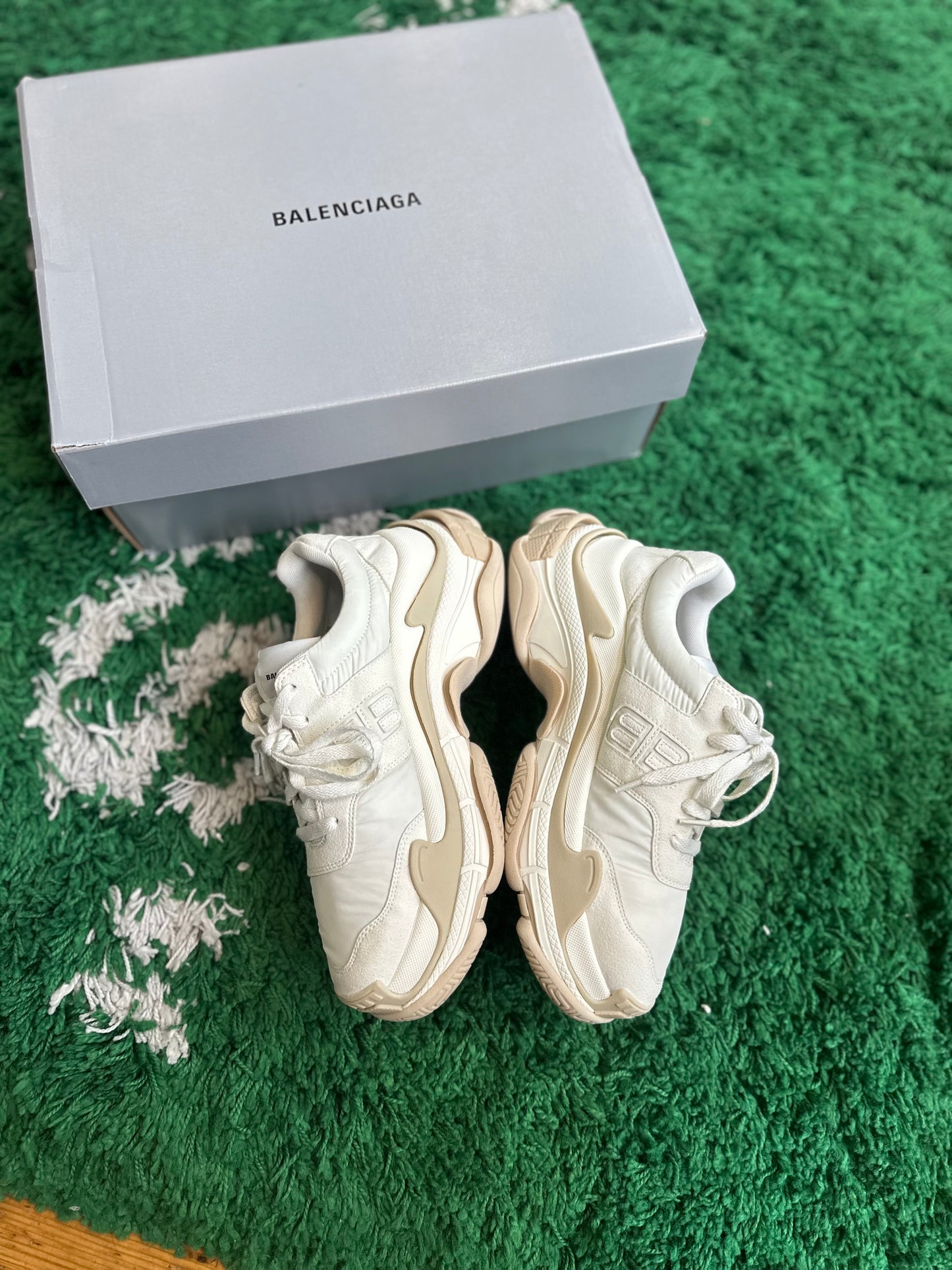 Balenciaga Triple S “White Beige”