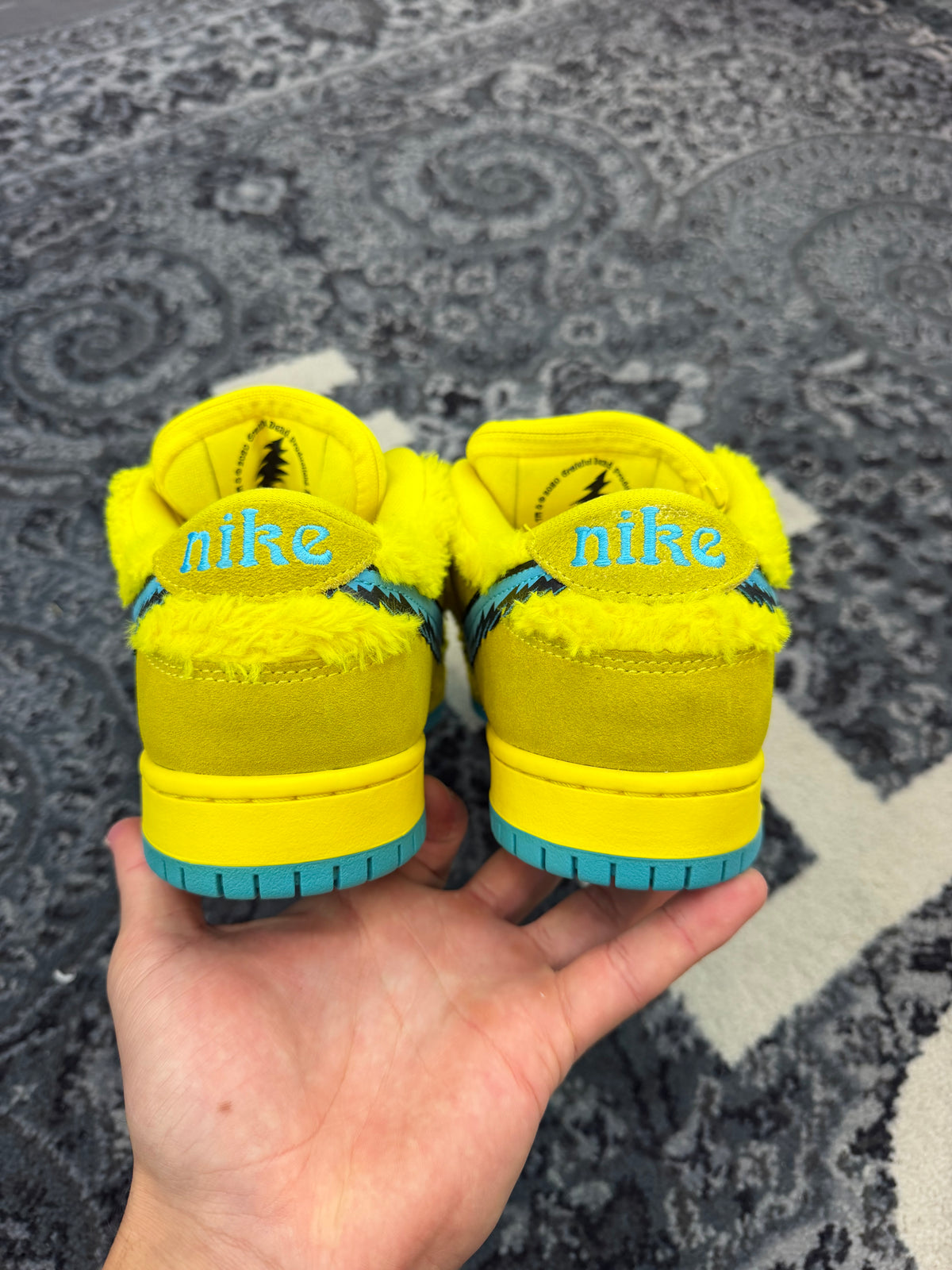 Nike SB Dunk Low Grateful Dead Bears Opti Yellow (Lightly Worn)