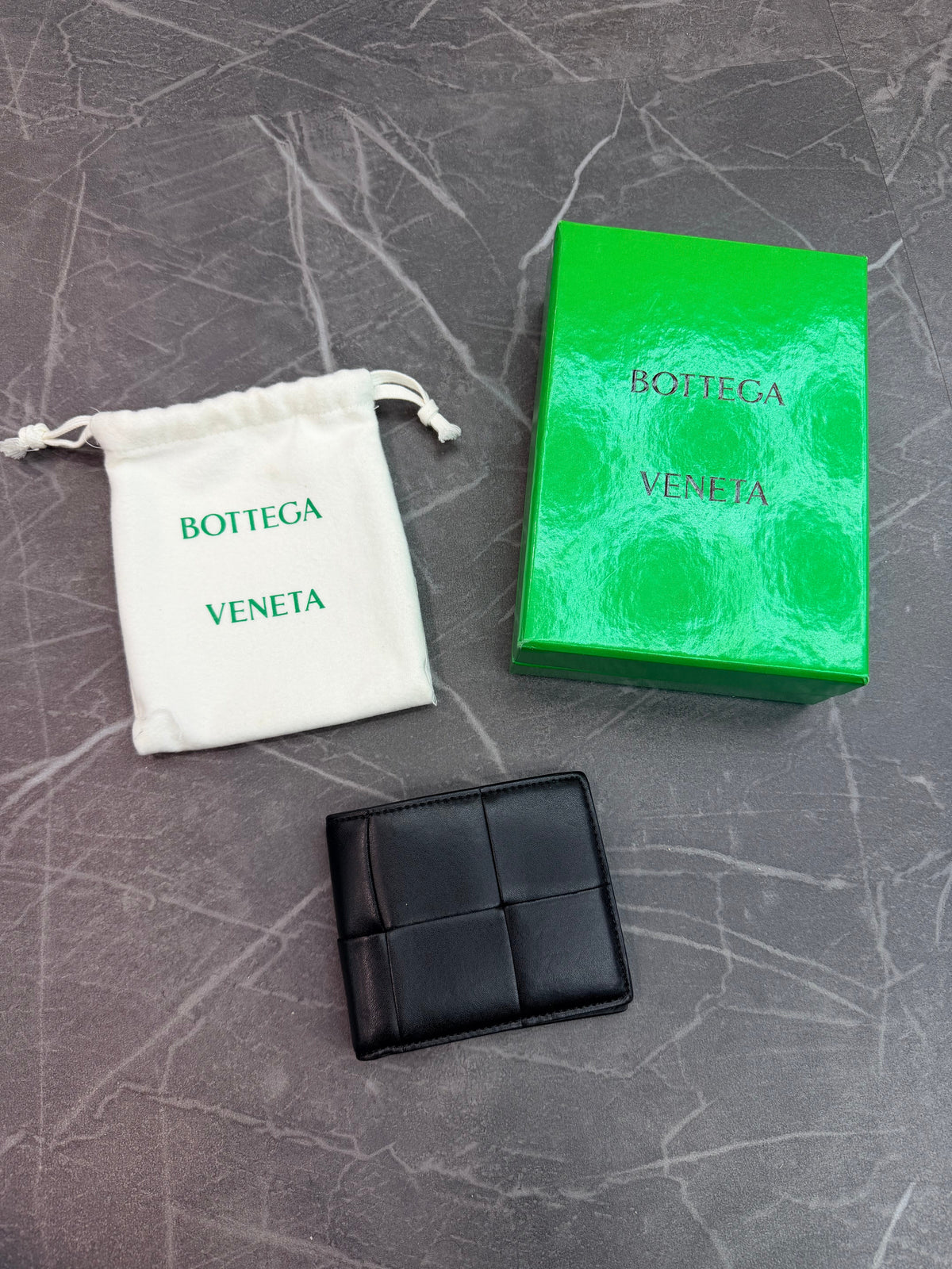 Bottega Veneta Bifold Wallet “Black” (Size OS) - Image 1