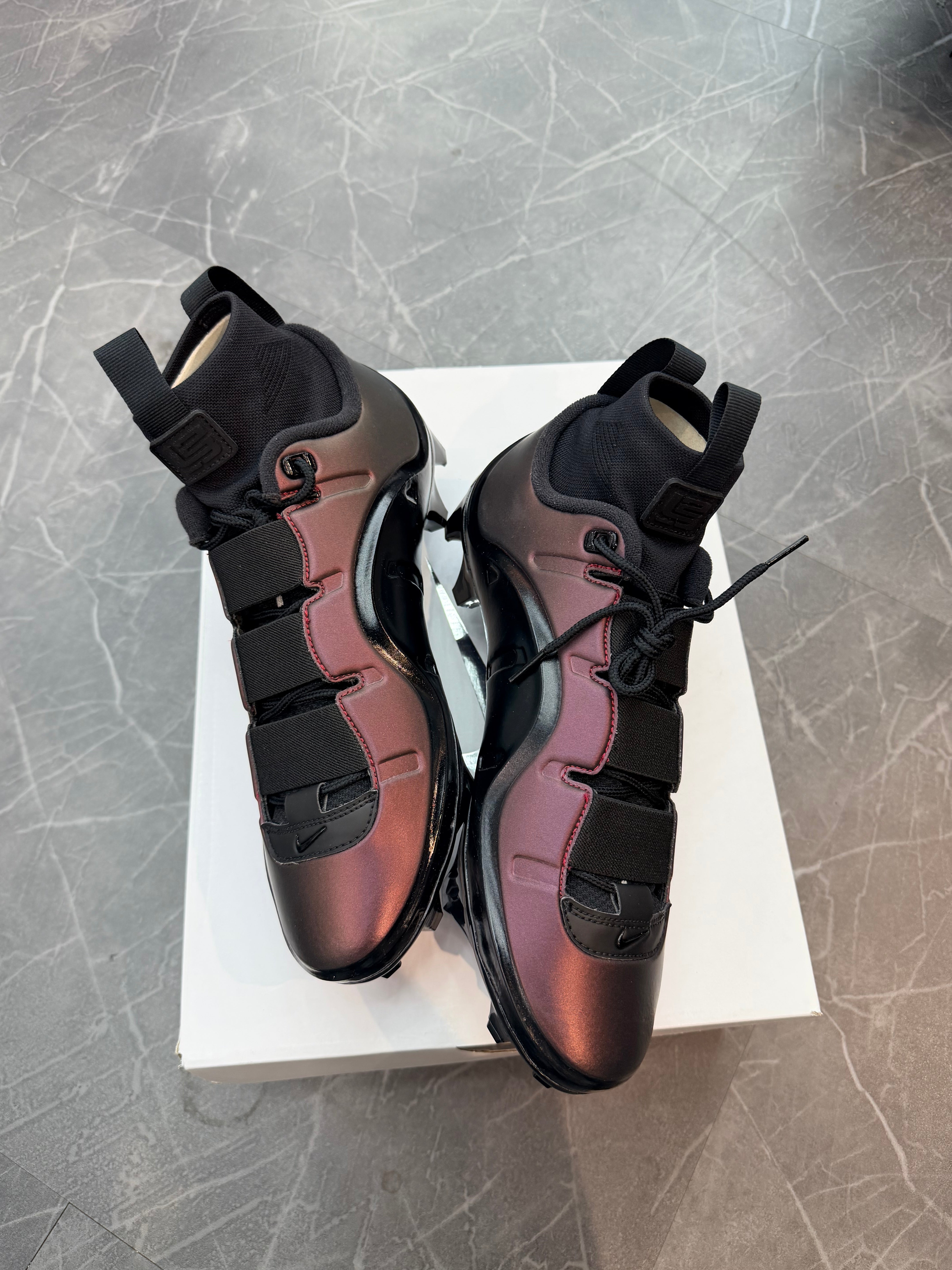 Nike Alpha Edge LeBron 4 Ohio State PE Eggplant