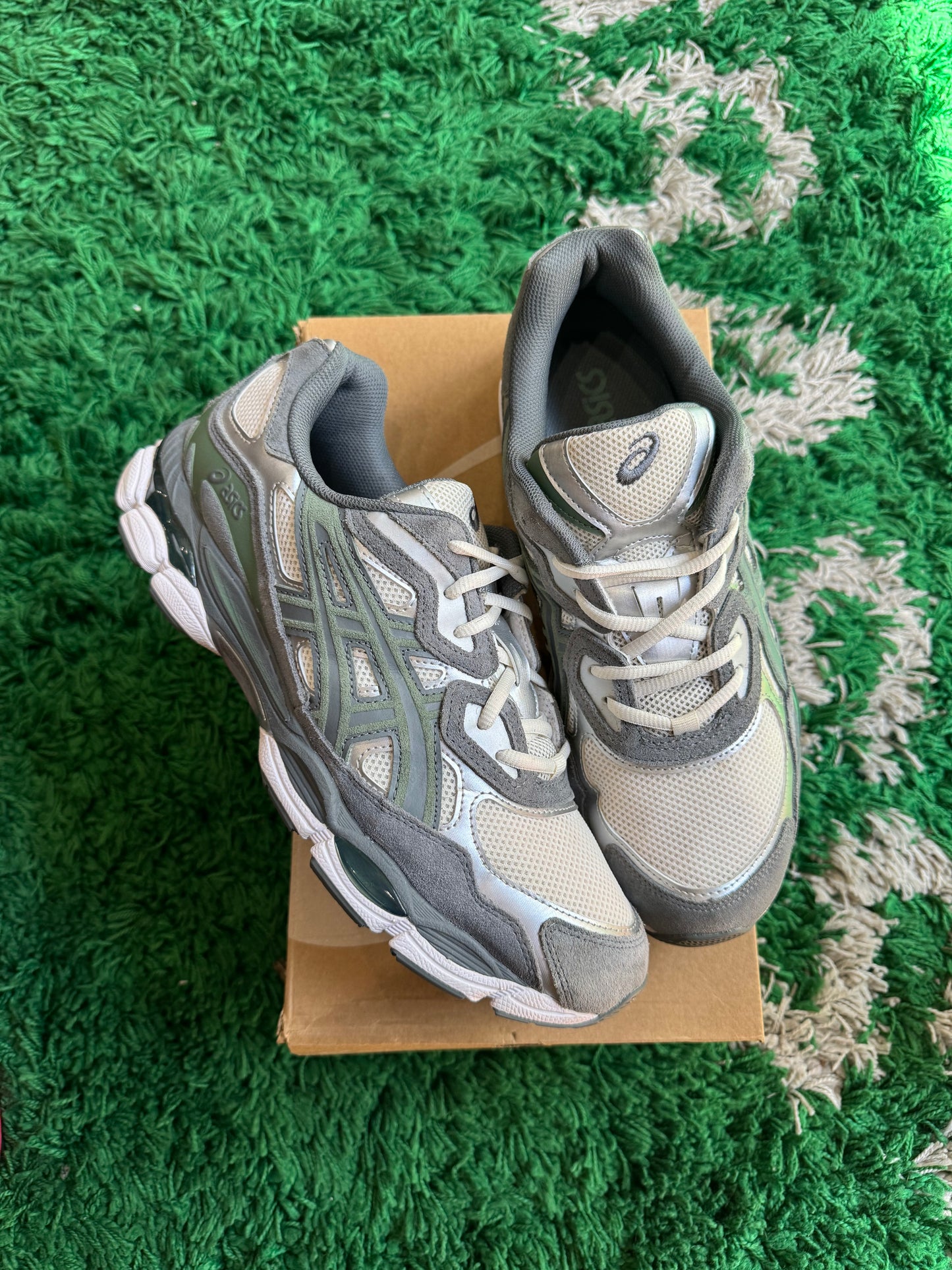 ASICS Gel-NYC Cream Steel Grey