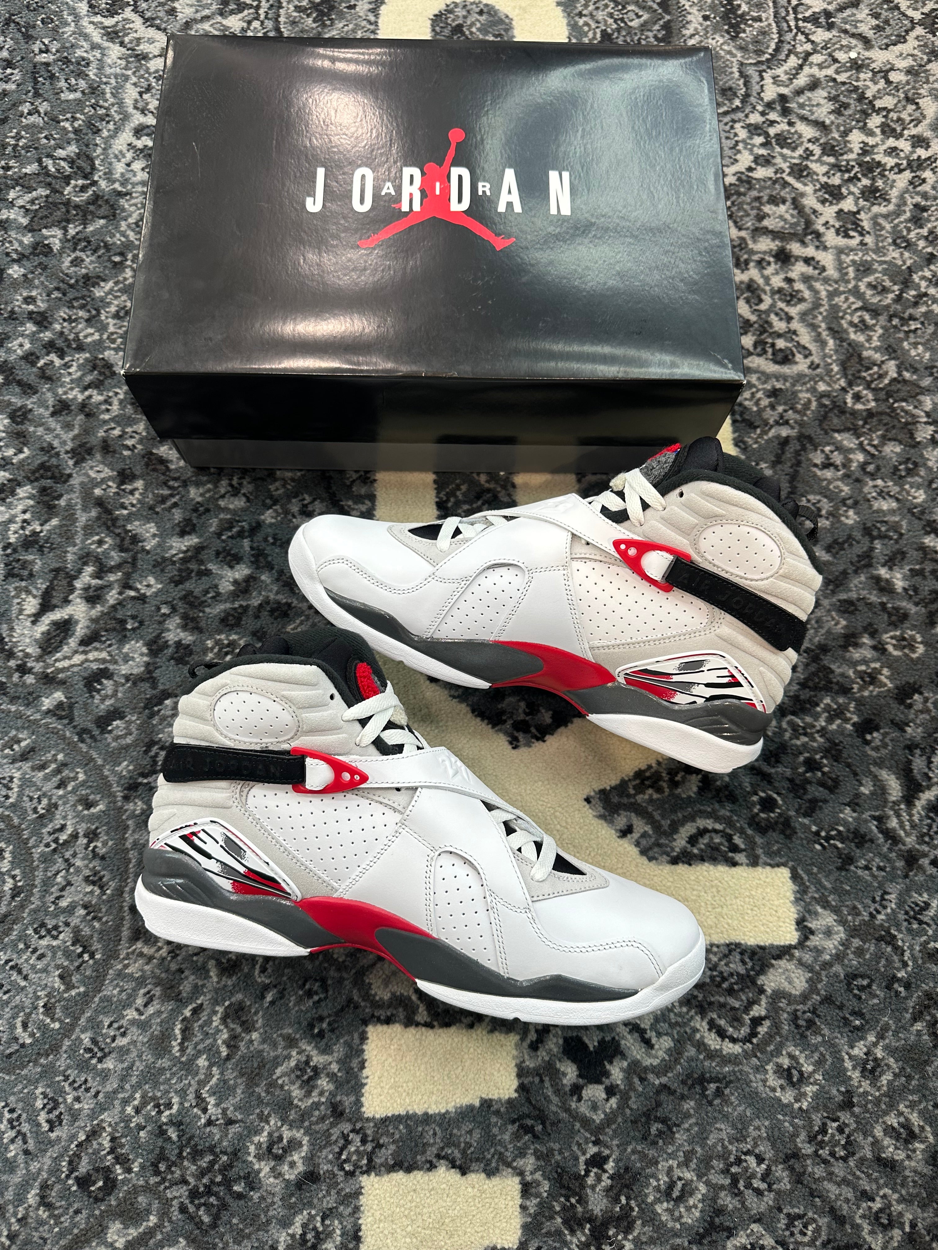 Jordan 8 “White True Red” (2025)