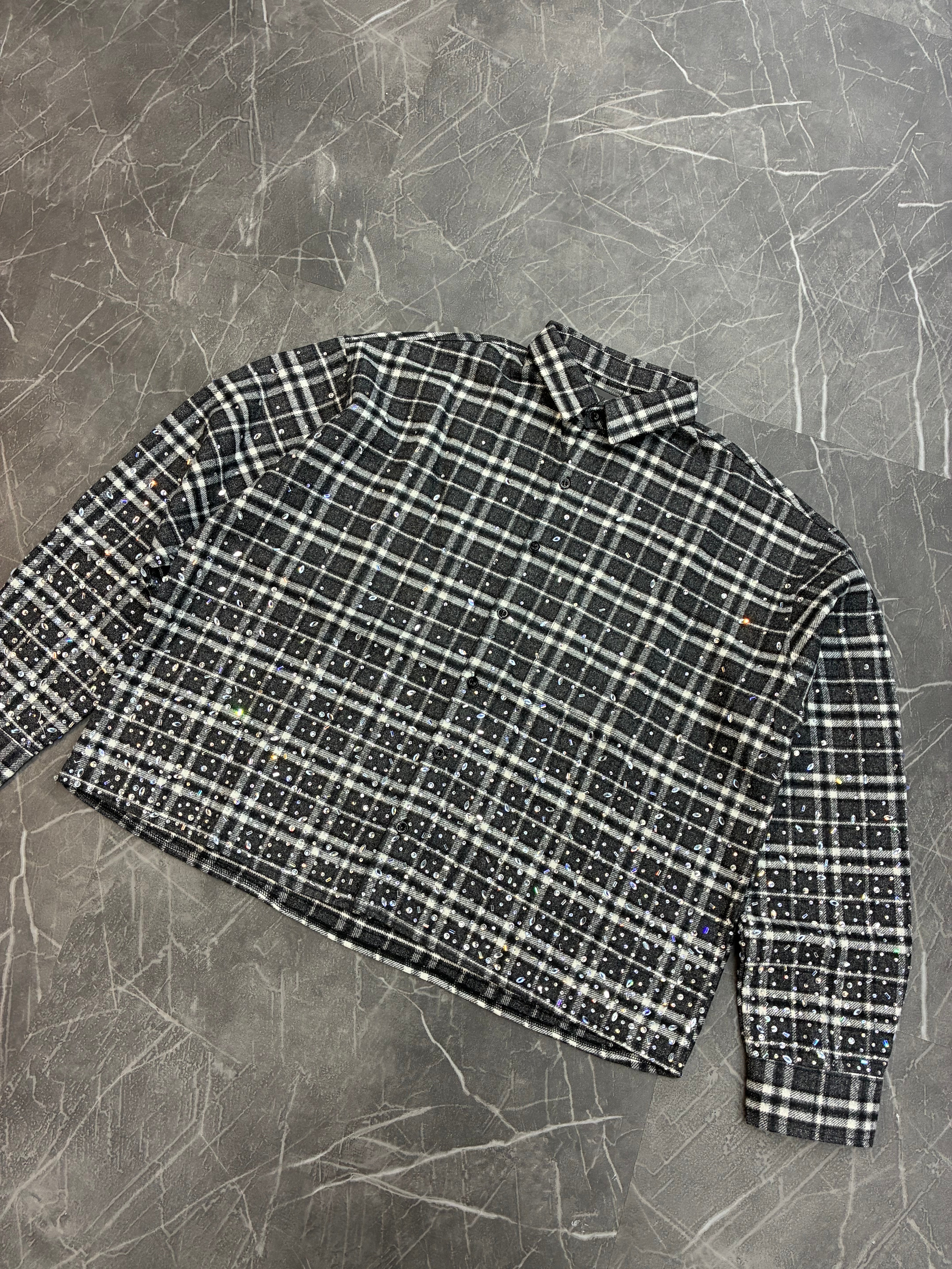 Jefe Studios Crystal Wool Flannel “Black”