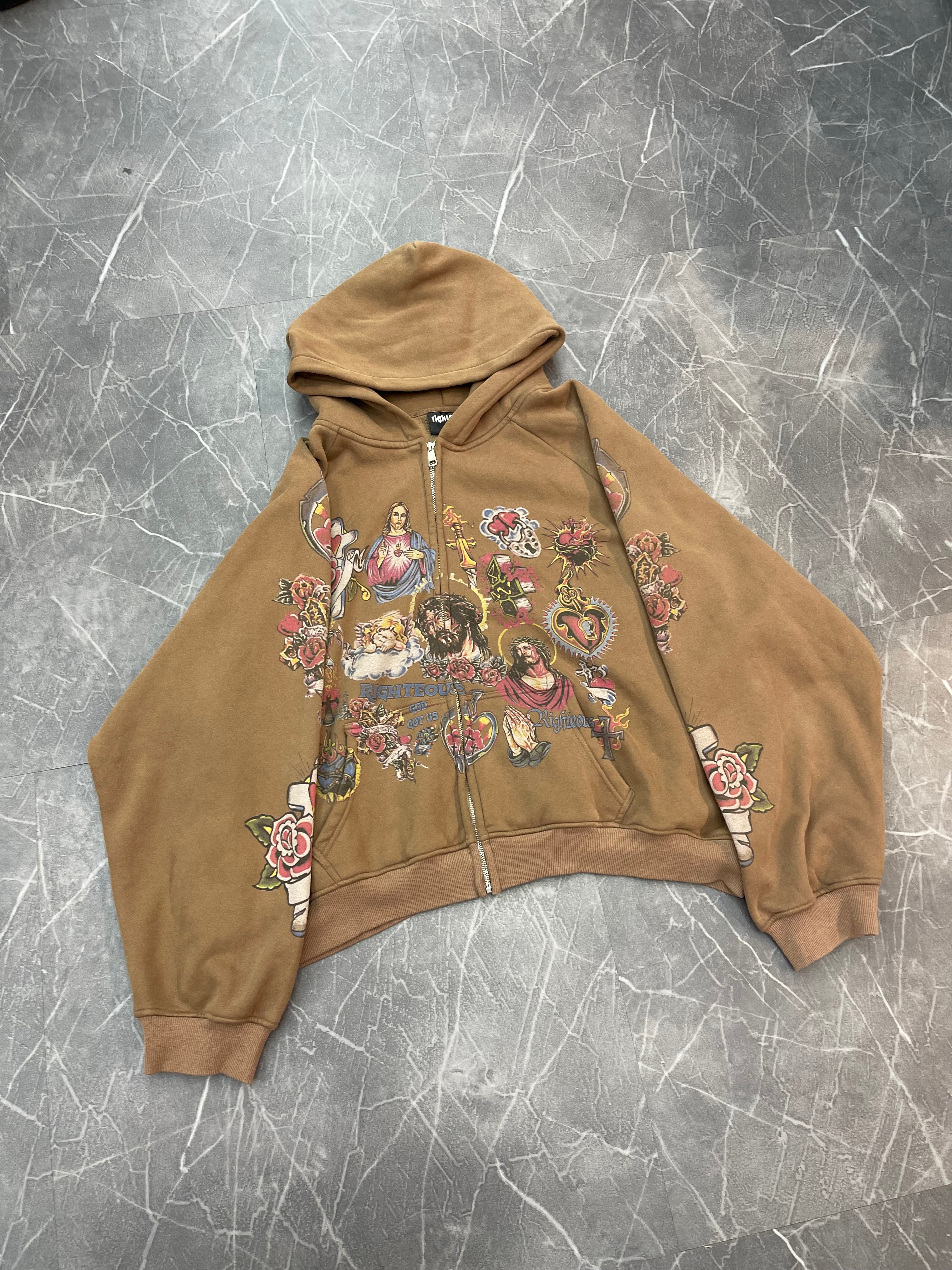 Righteous Zip Up “Brown”