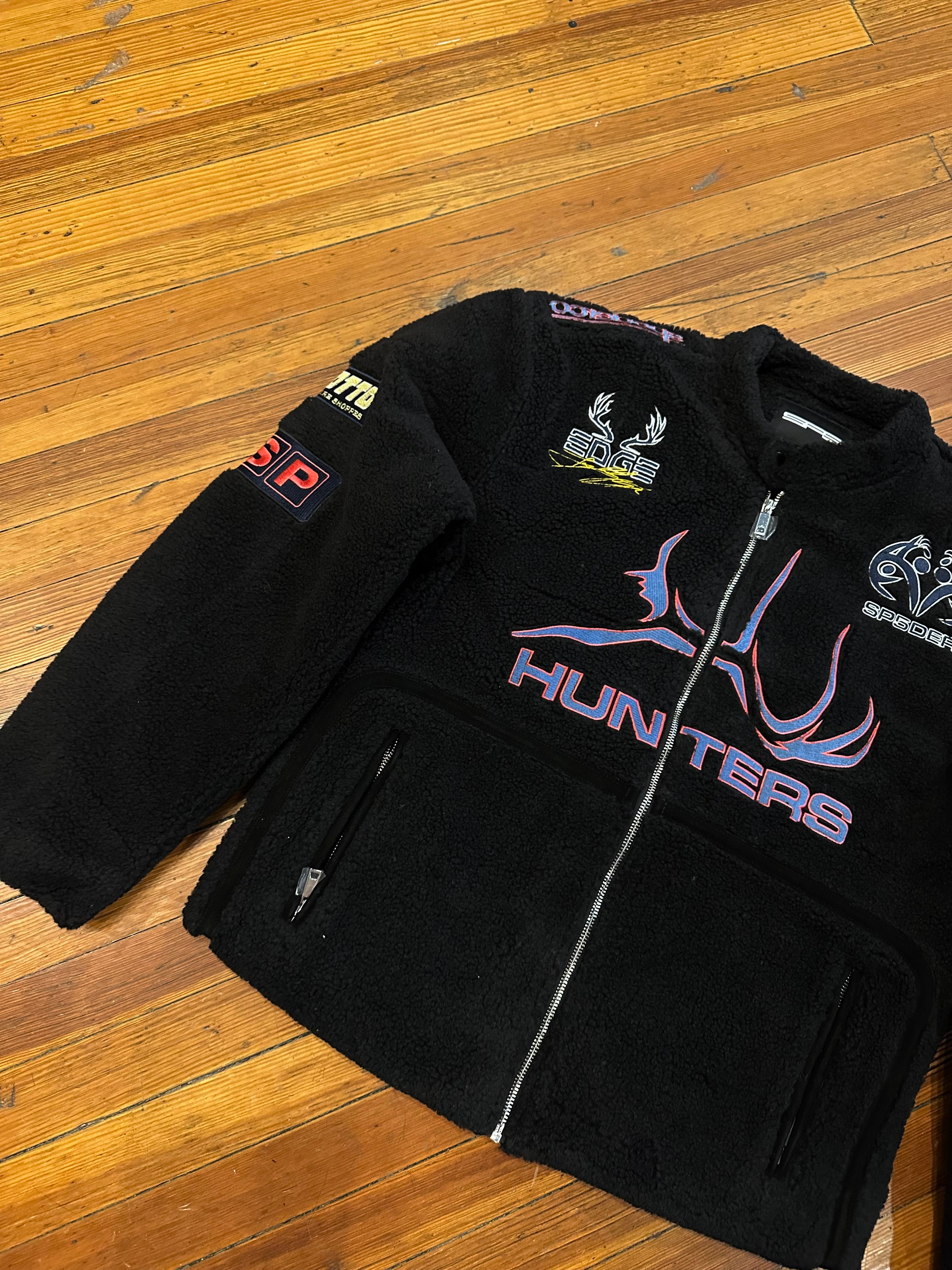 Sp5der Sherpa Hunter Moto Jacket “Black”