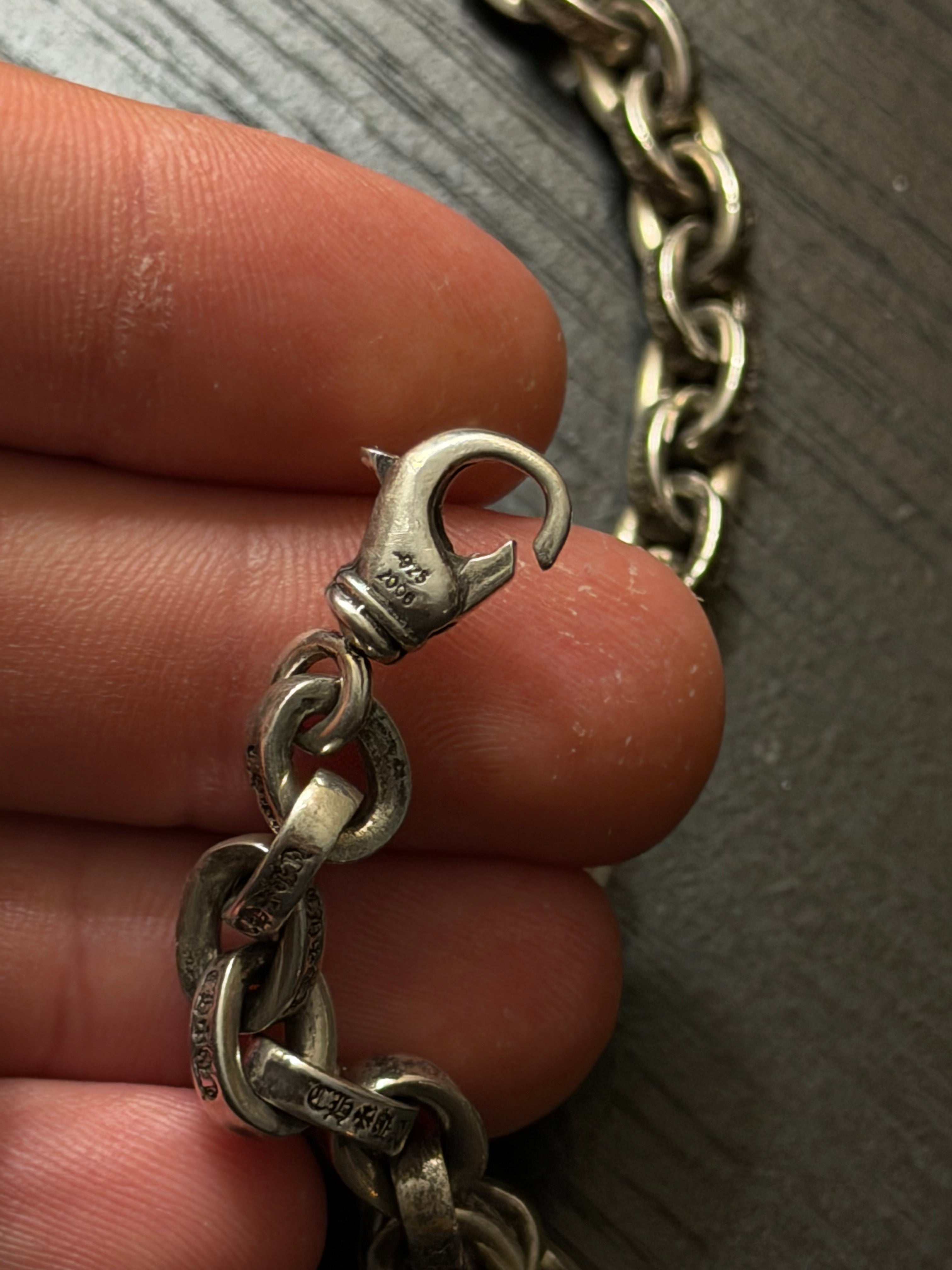 Chrome Hearts Large Paper Chain Bracelet “Silver”