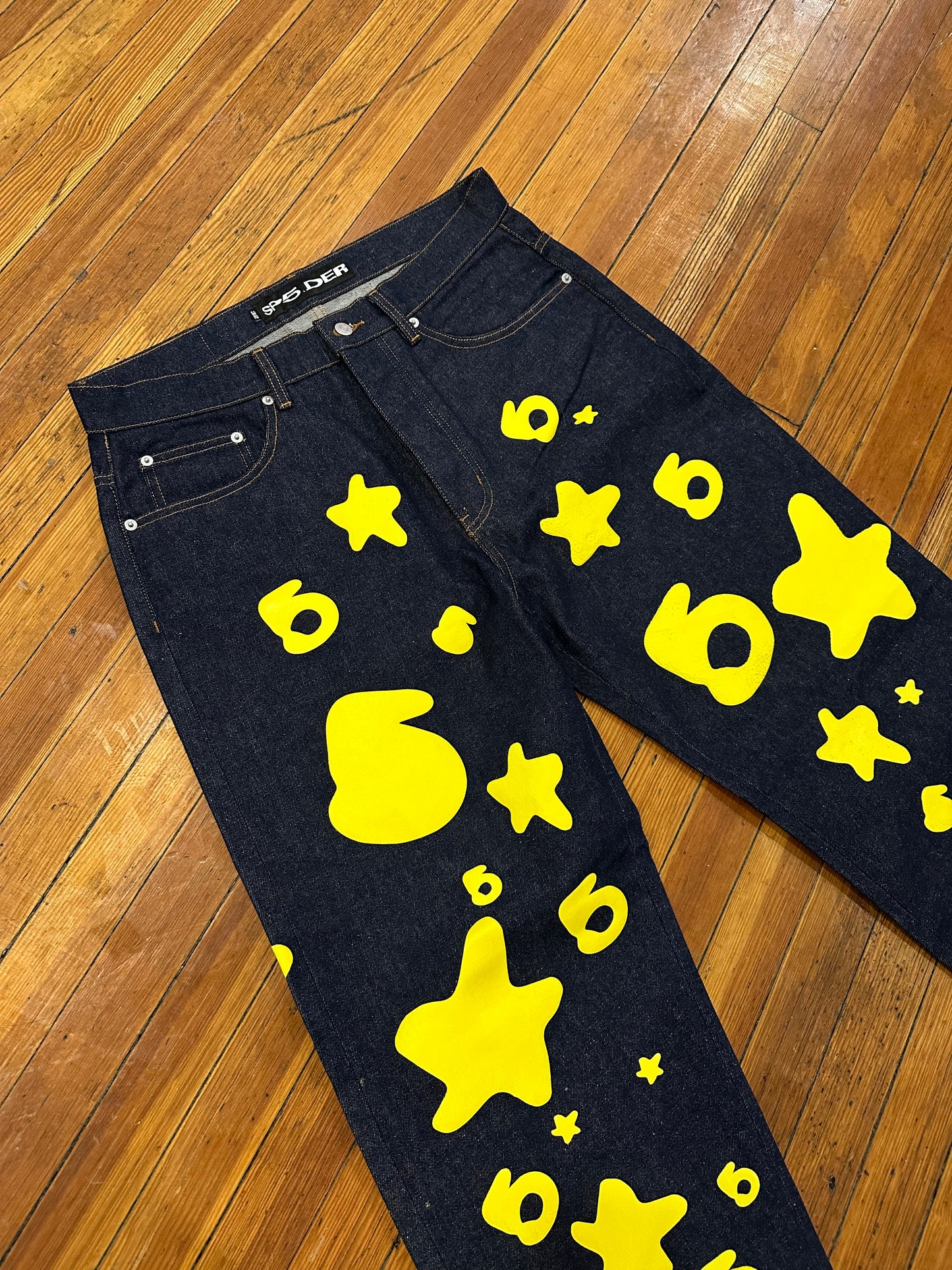 Sp5der Denim Jeans “Yellow” (32)