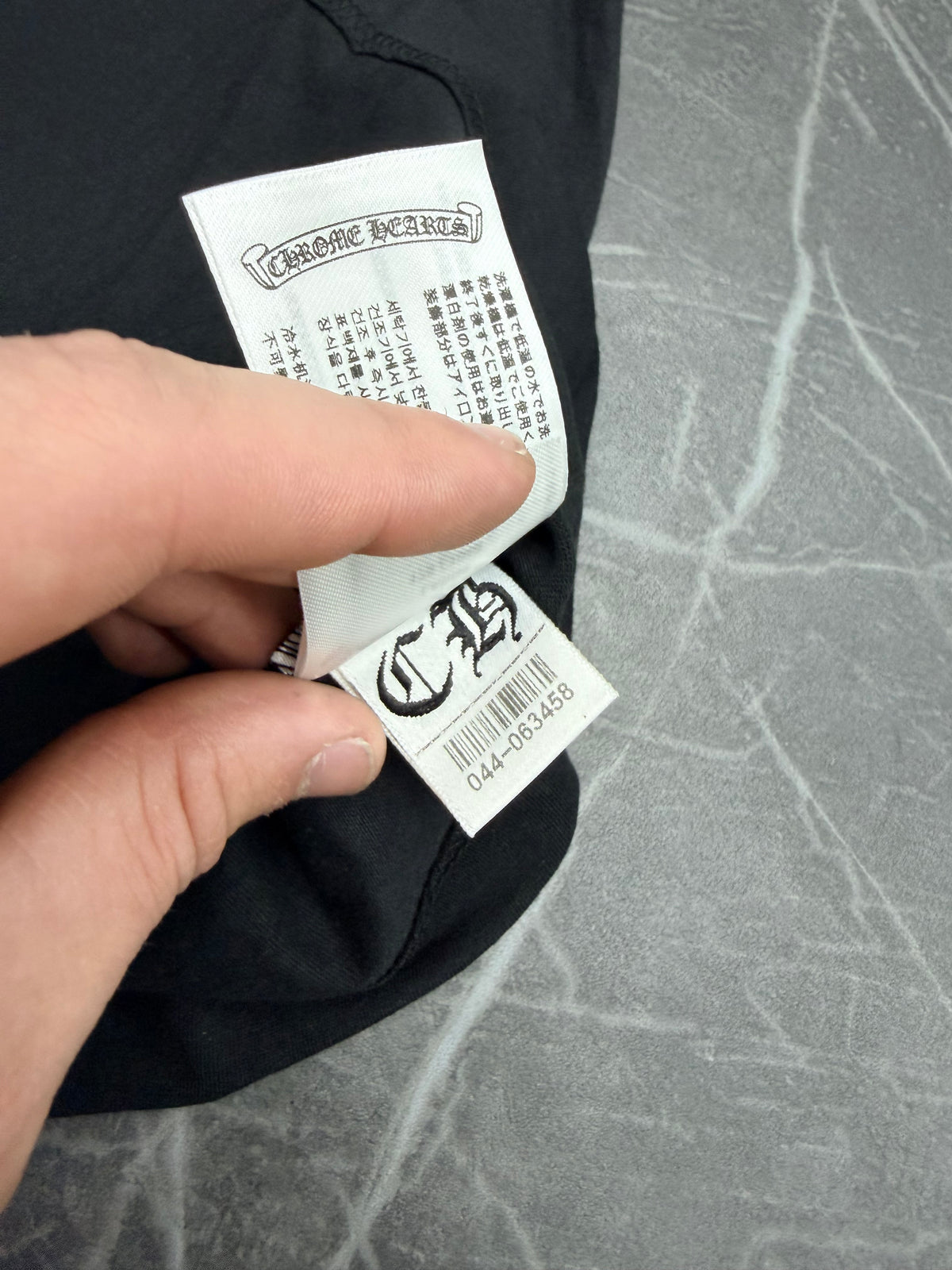 Chrome Hearts Miami Exclusive Horseshoe Logo Pocket T-shirt Black