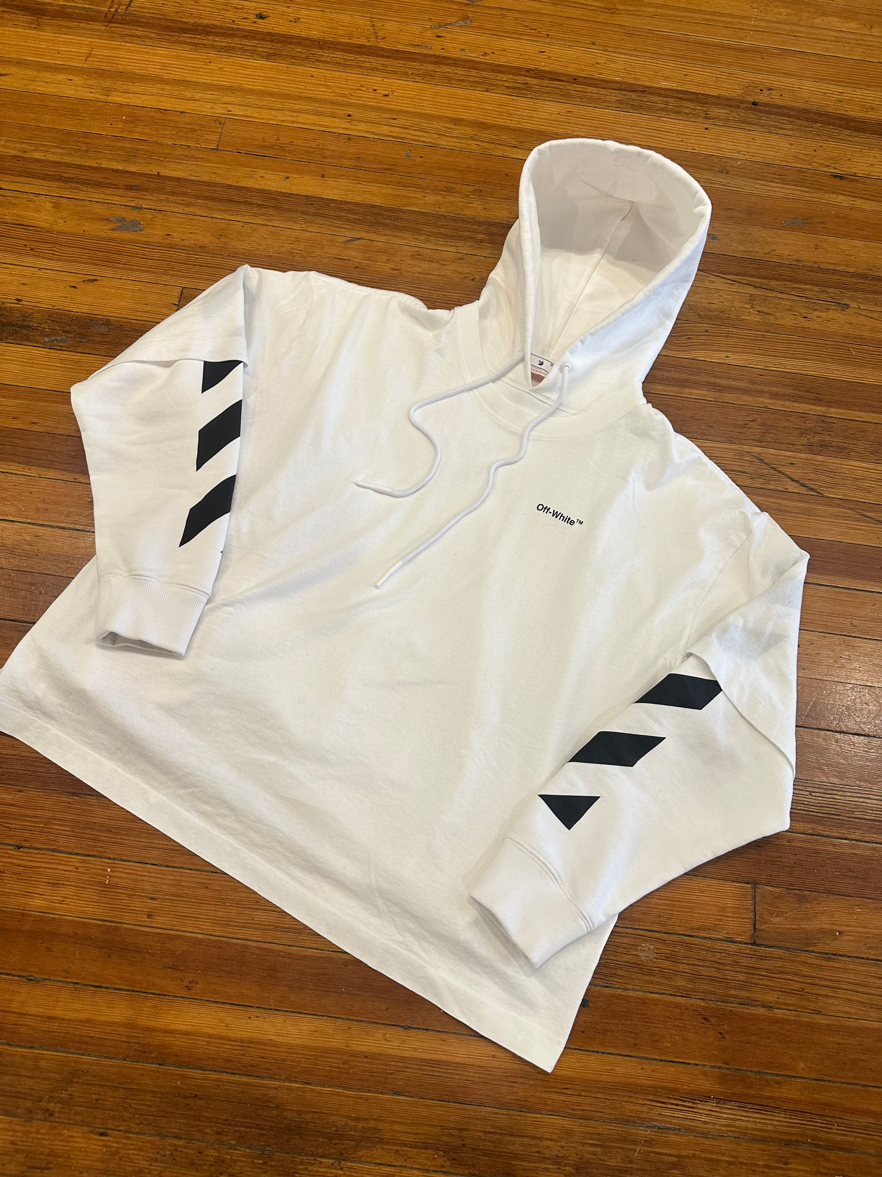 Off-White T Shirt Hoodie “White”