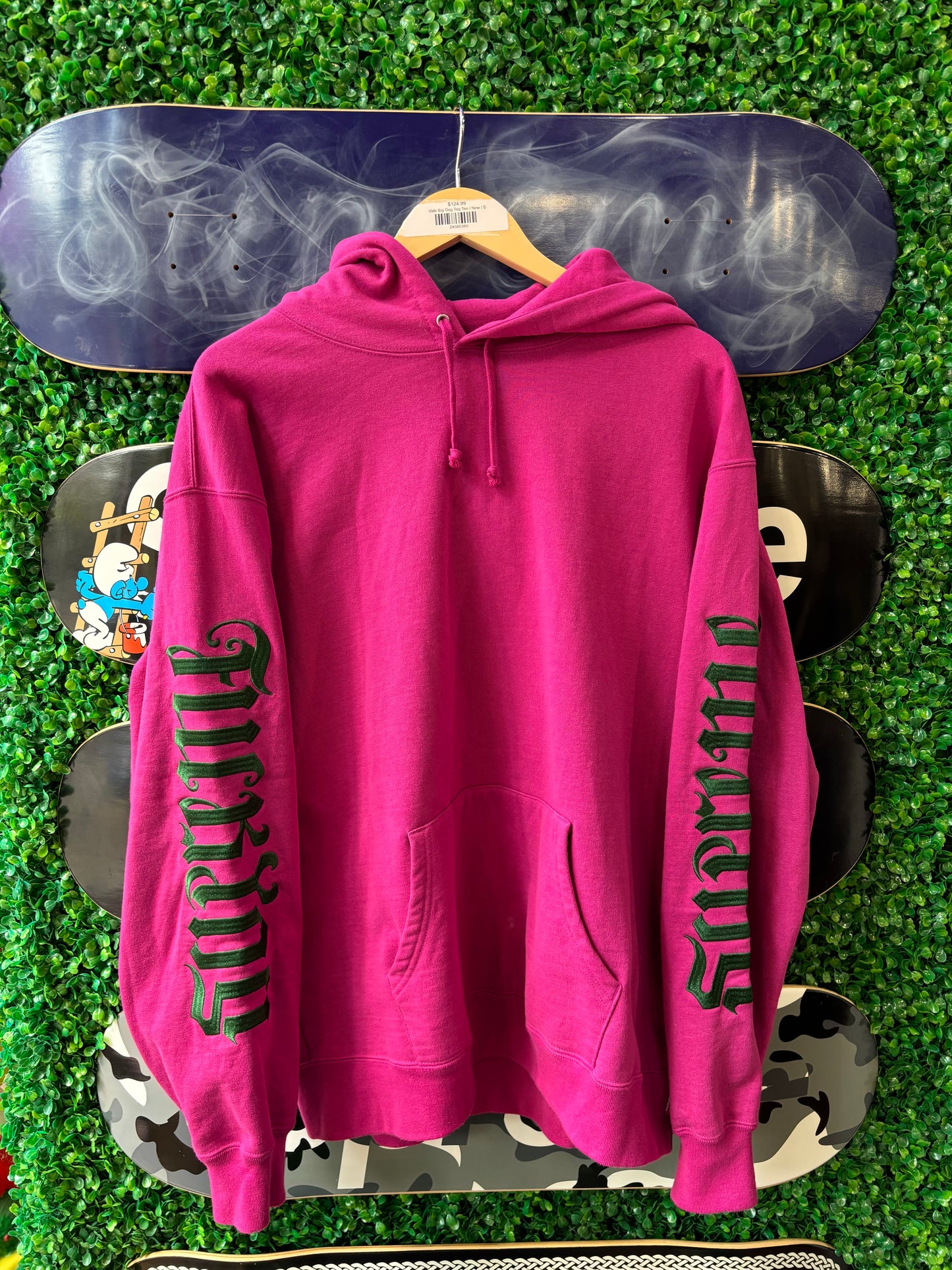 Supreme Ambigram Hoodie “Raspberry”