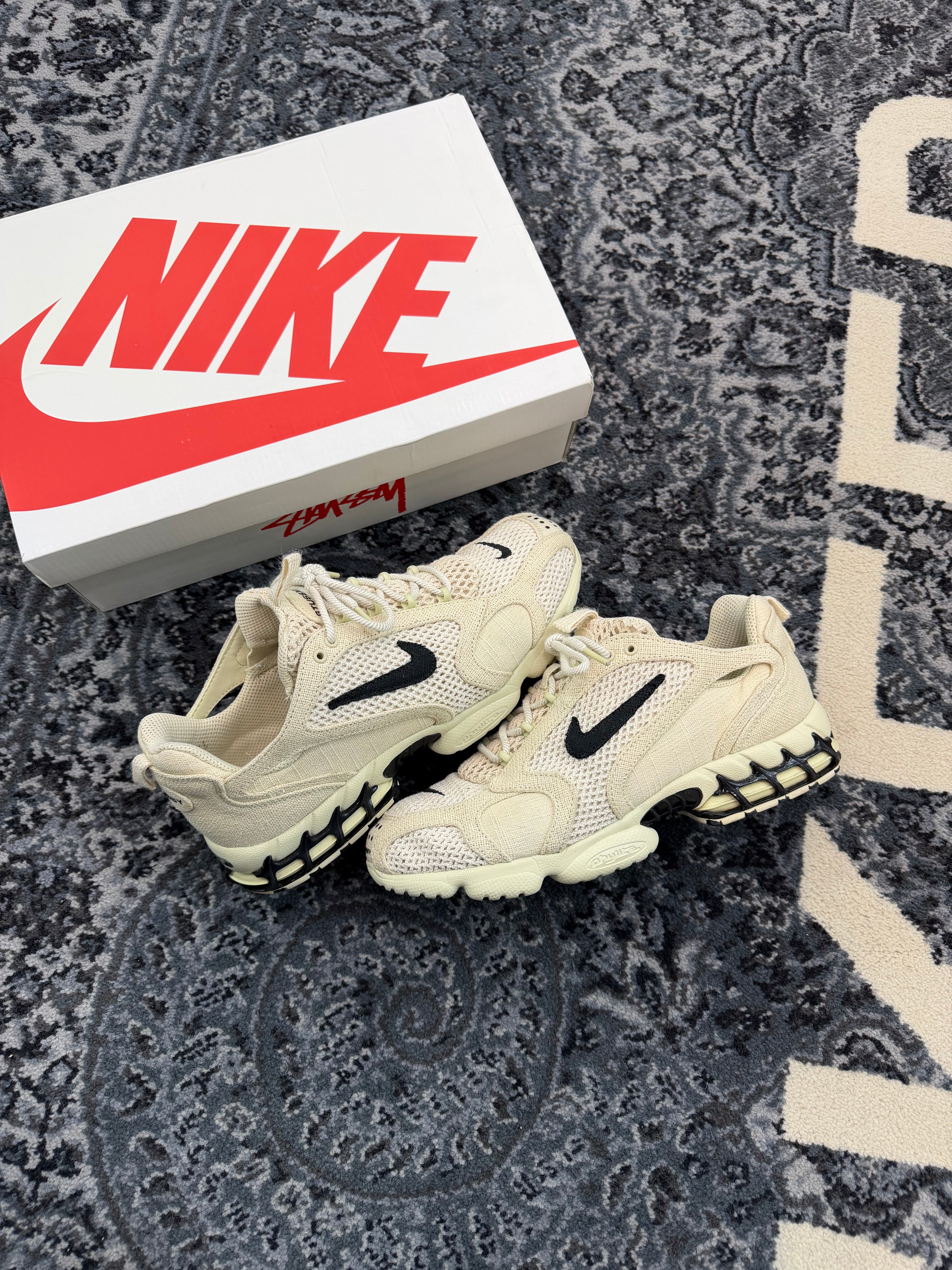 Nike Air Zoom Spiridon Cage 2 x Stussy “Fossil”
