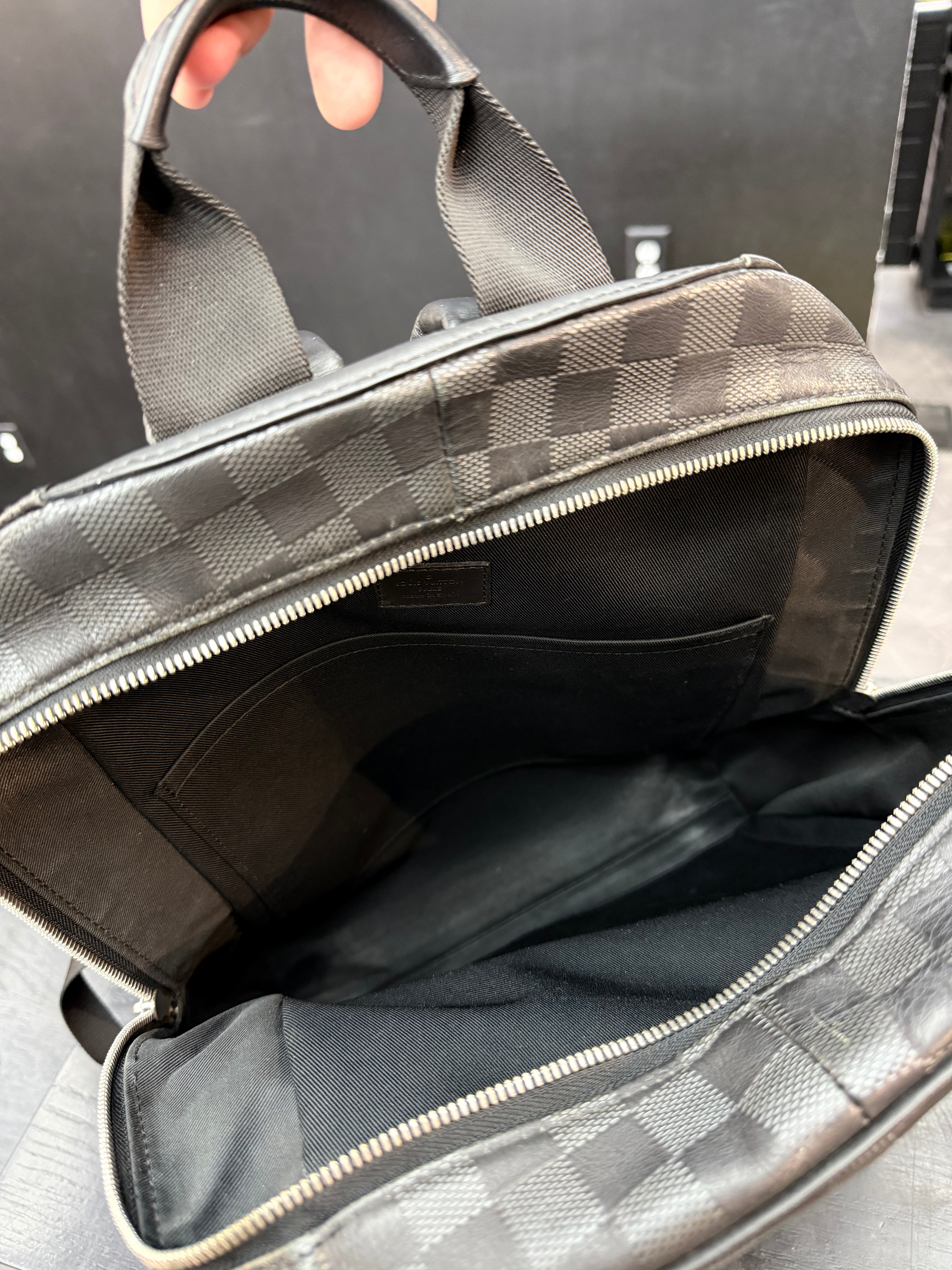 Louis Vuitton Damier Backpack Black