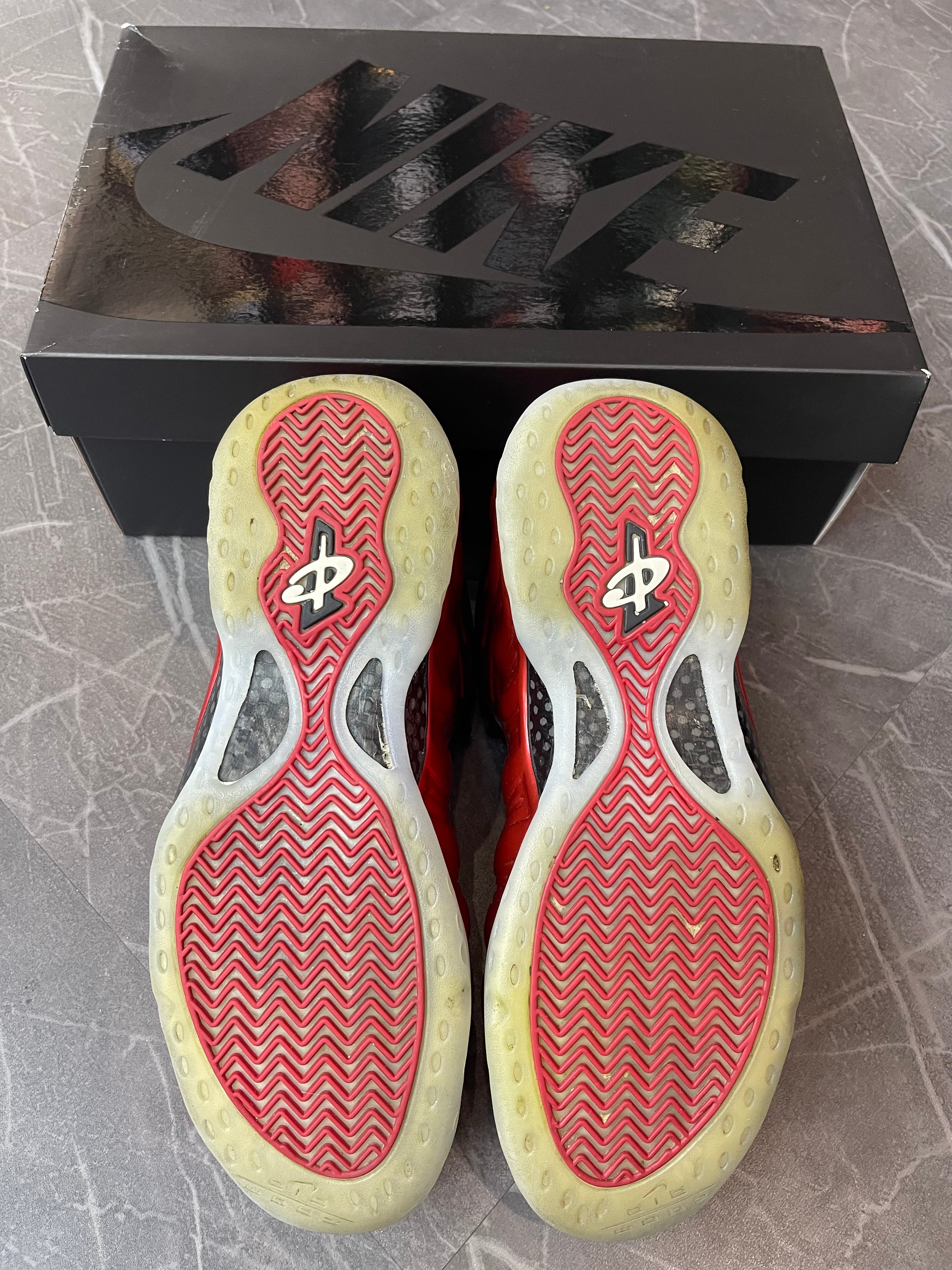 Nike Foamposite “Metallic Red”
