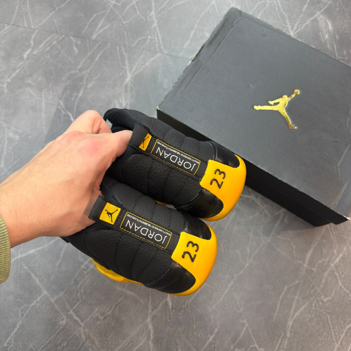Jordan 12 Retro Black University Gold (GS) - Image 3