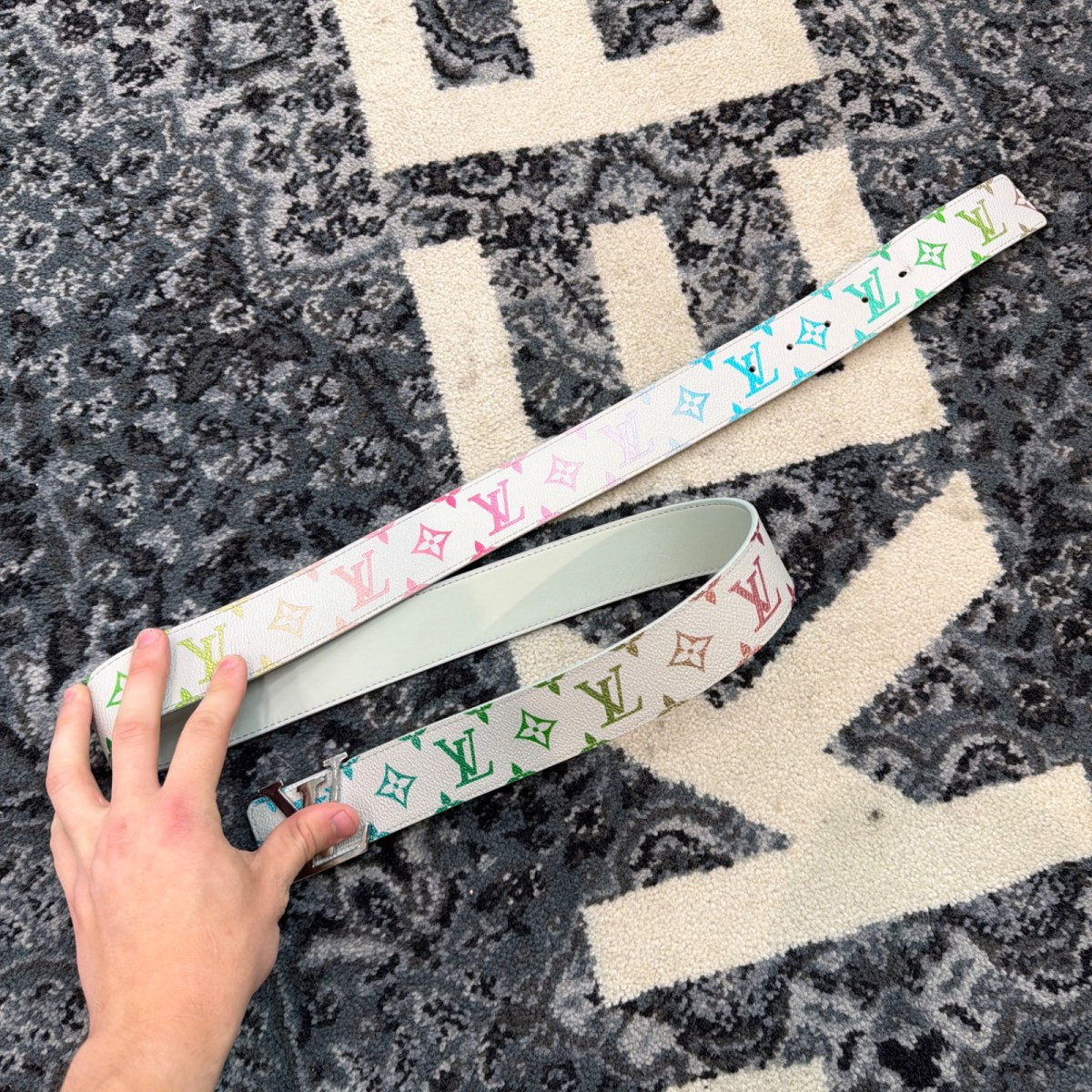 Louis Vuitton LV Initials Multicolor Belt - Image 2