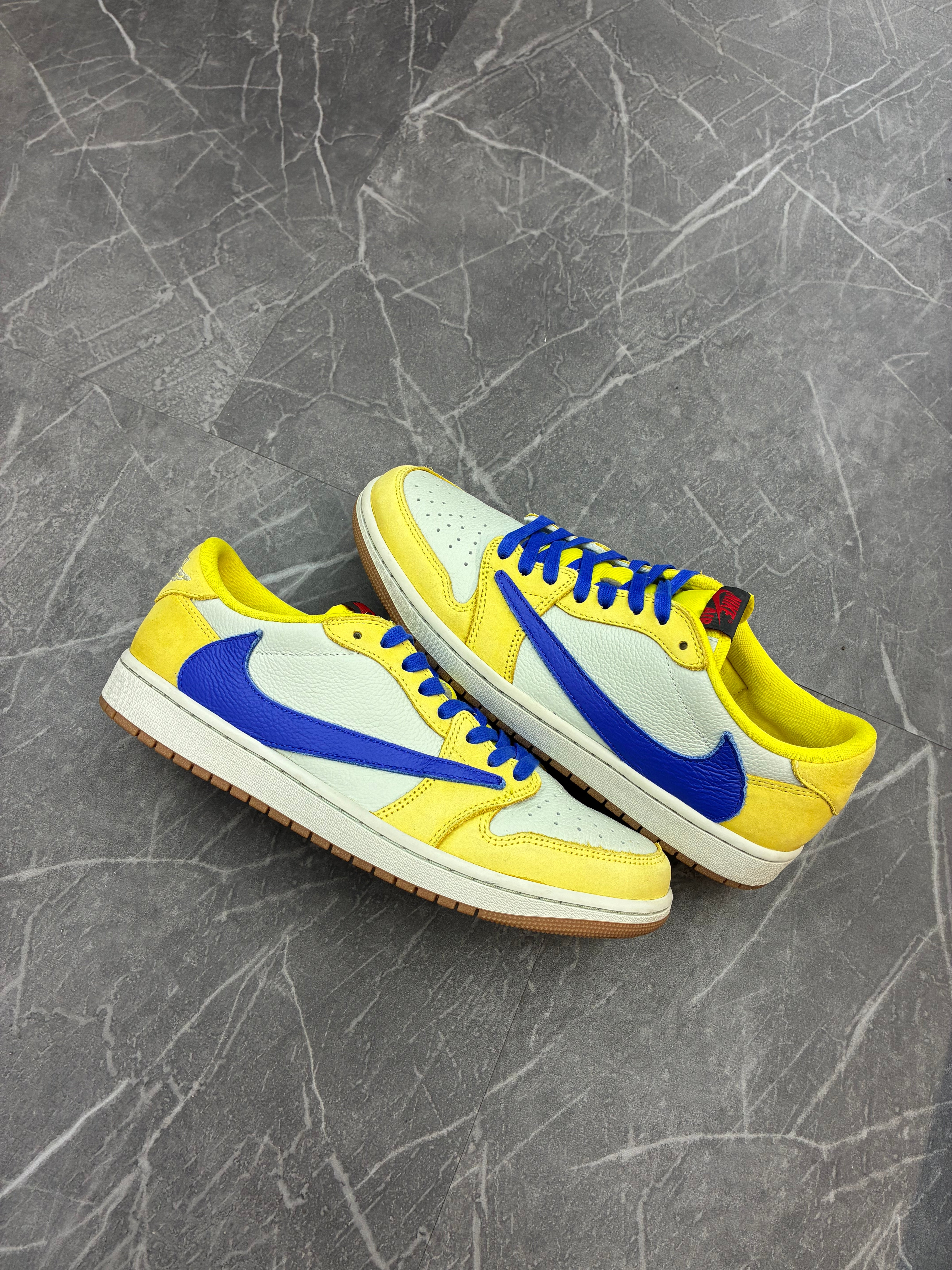 Travis Scott Jordan 1 Low “Canary”