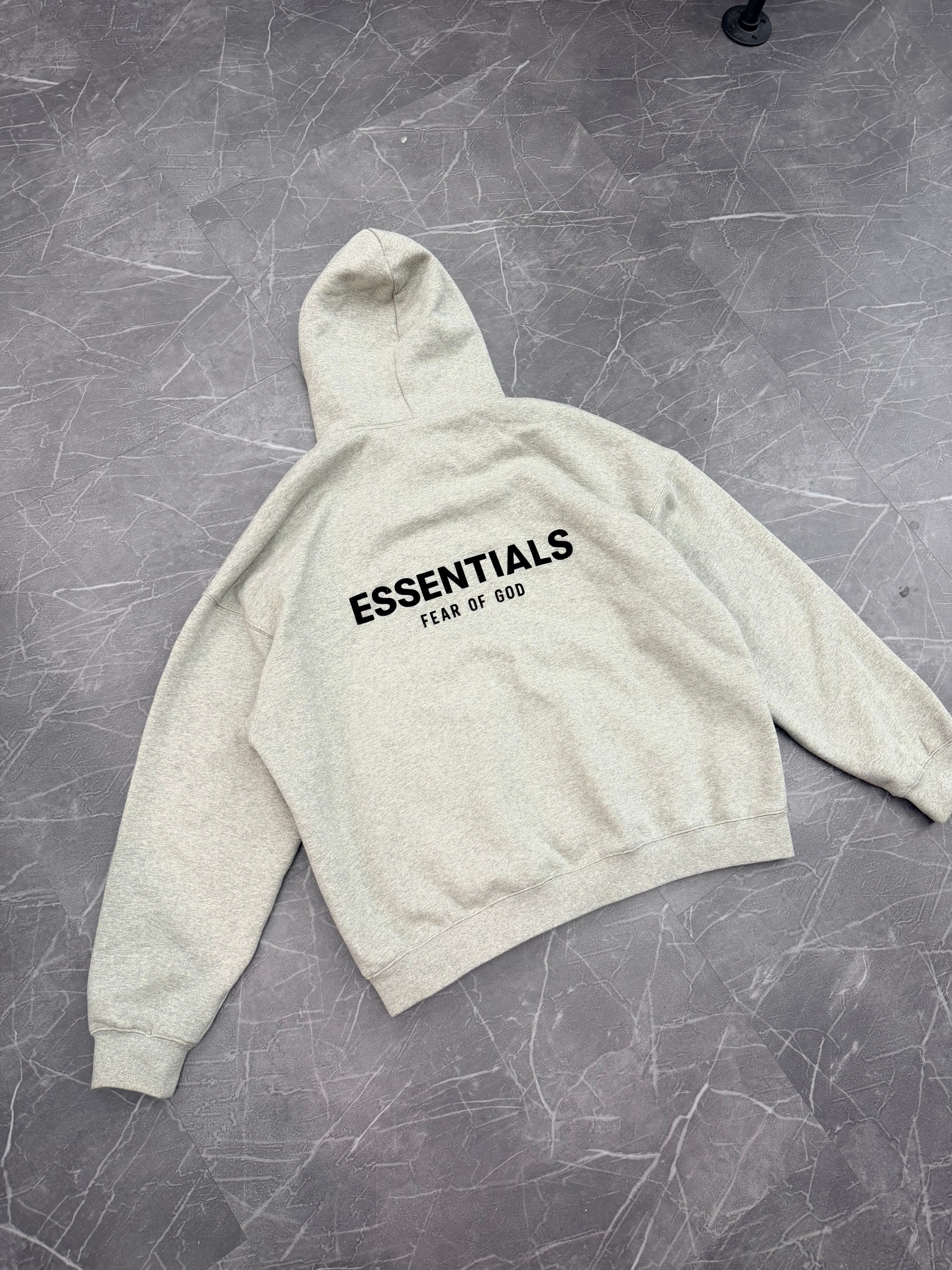 Essentials Hoodie Heather Grey