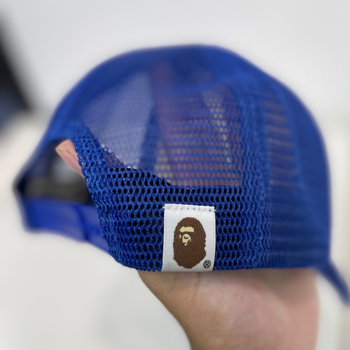 BAPE College Mesh Cap (FW25) Blue - Image 3