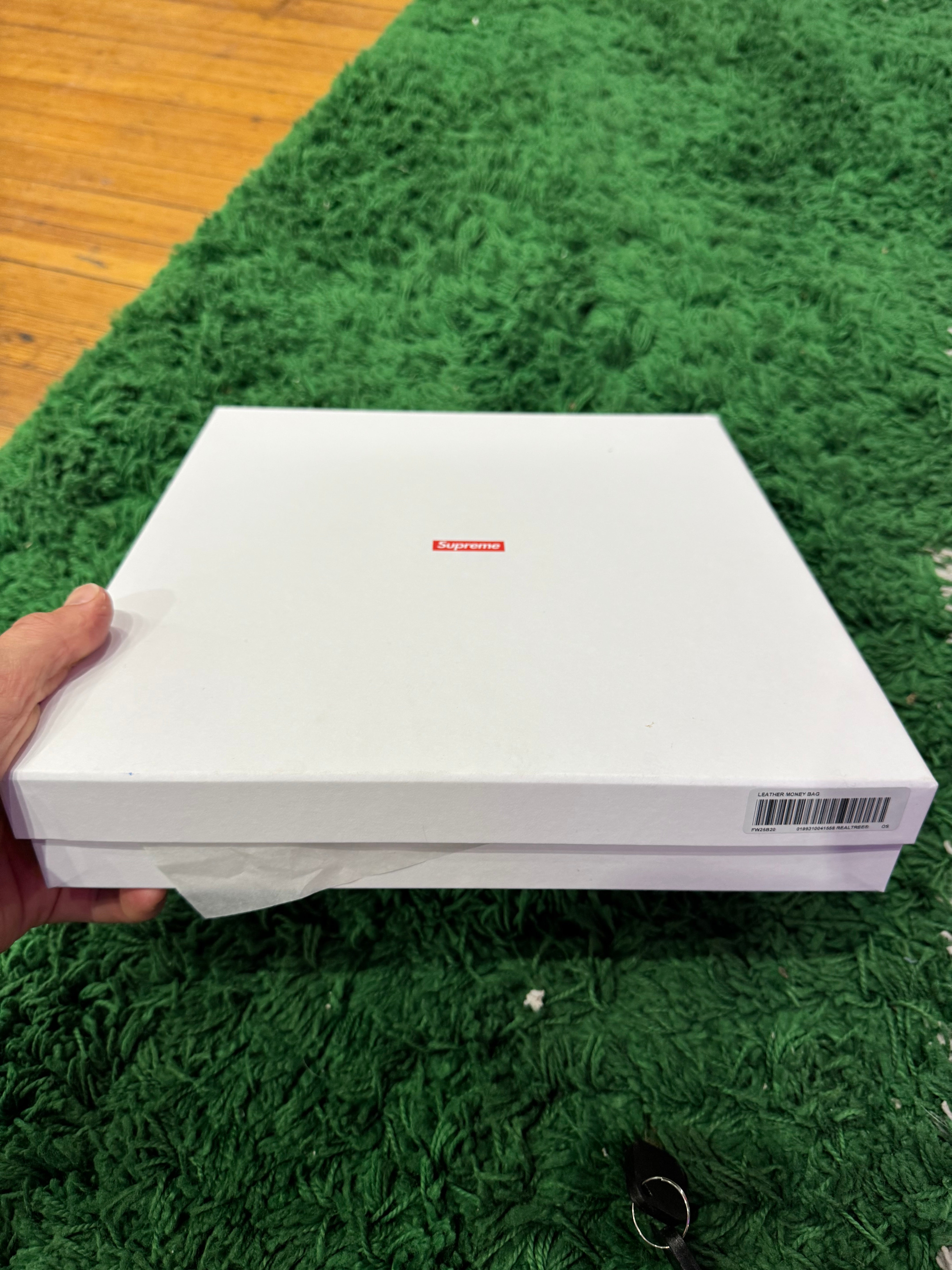 Supreme Leather Money Bag “Realtree Hardwoods Camo”