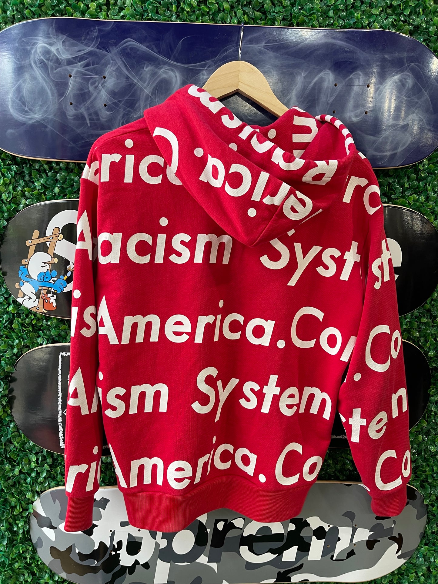 Denim Tears Zip Up “SRCA Red”