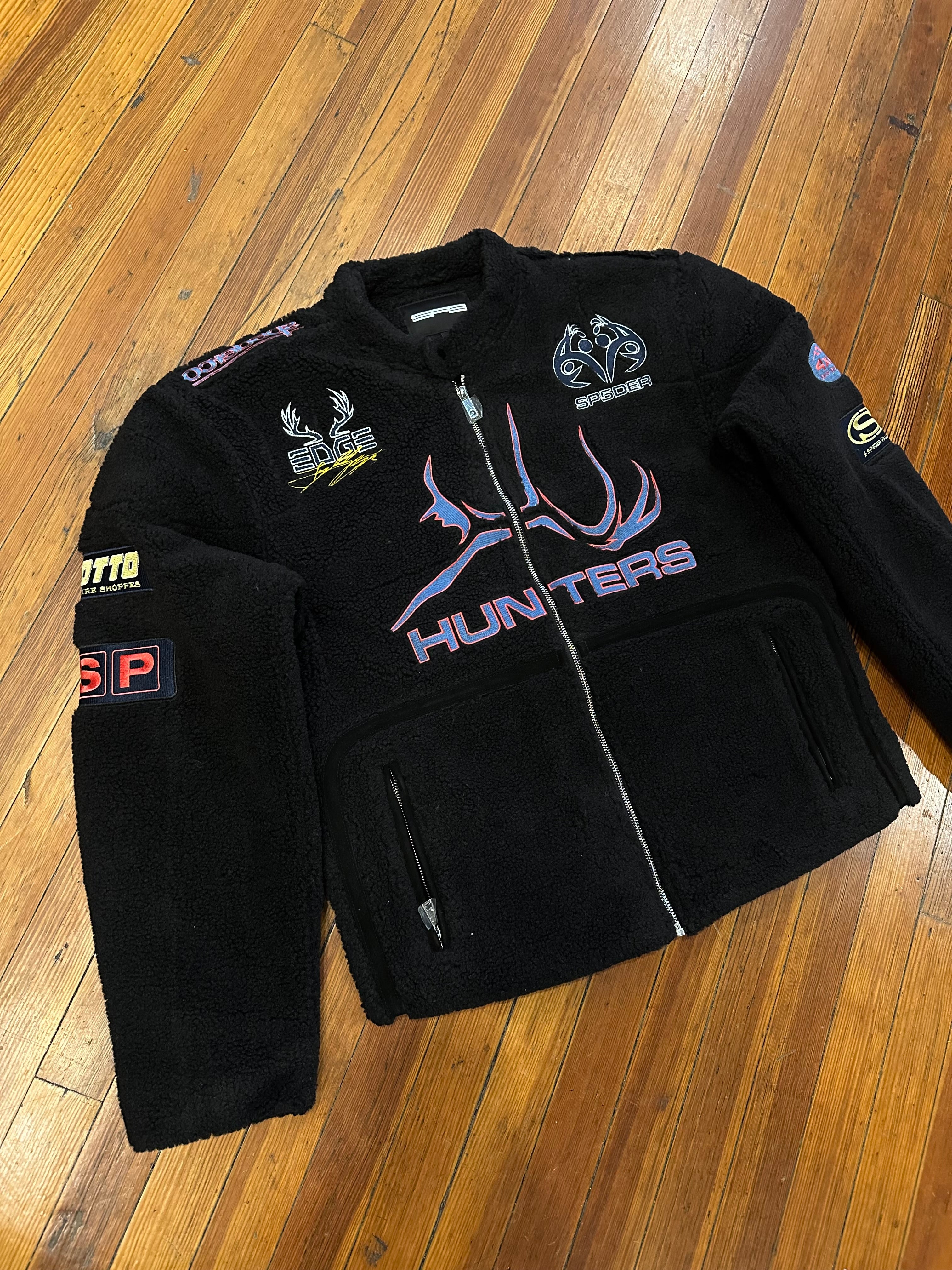 Sp5der Sherpa Hunter Moto Jacket “Black”