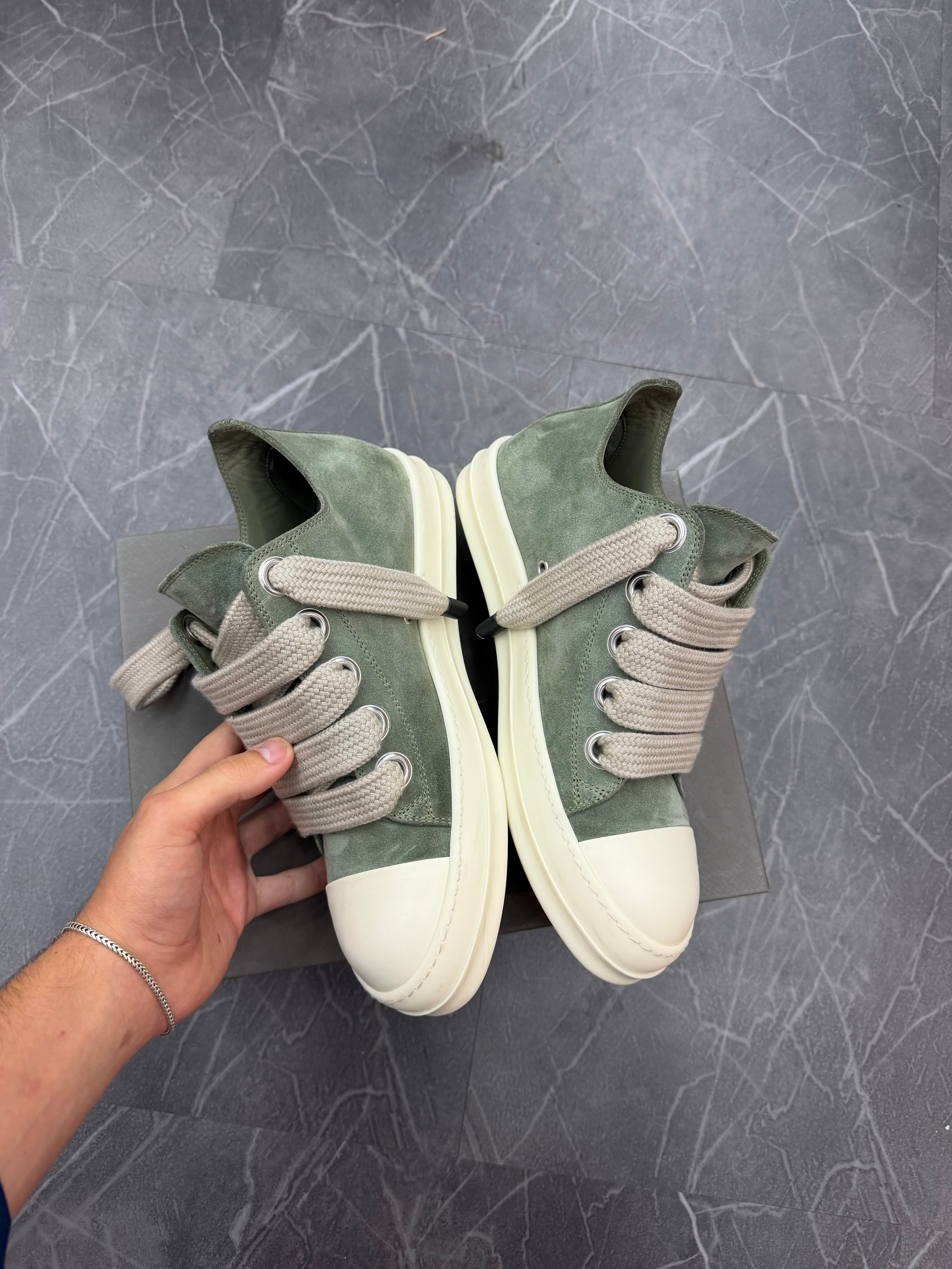 Rick Owens Jumbolace Green/Milk