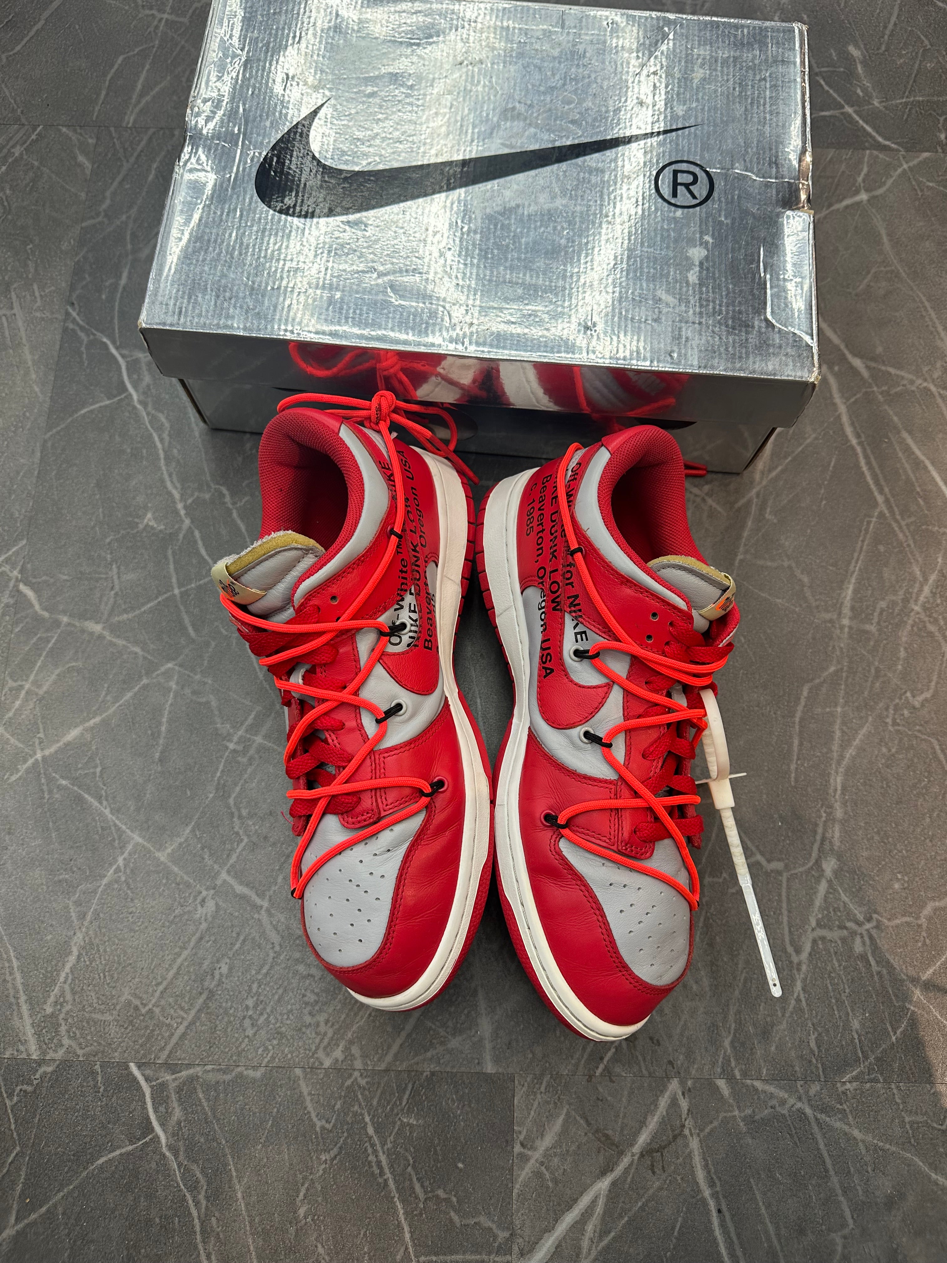 Off-White Dunk Low “University Red”