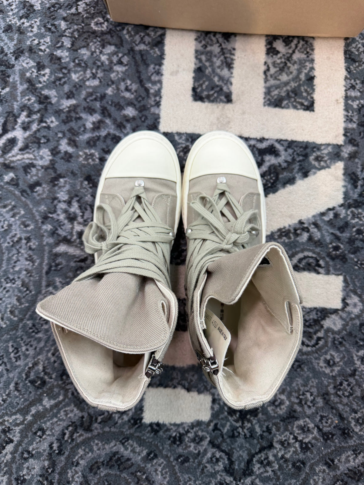 Rick Owen’s Dark Shadow High “Grey”