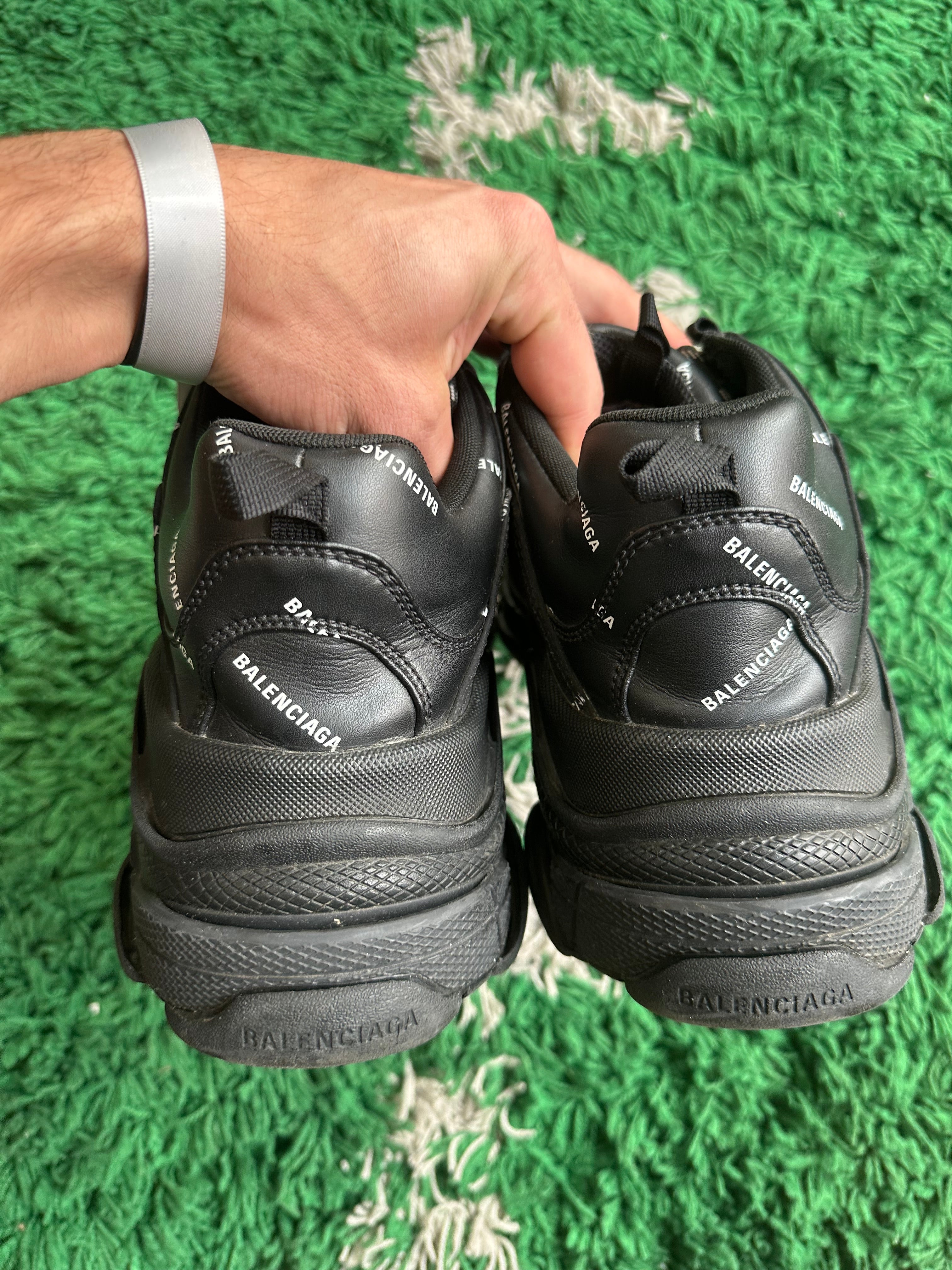 Balenciaga Triple S “Black Logo”