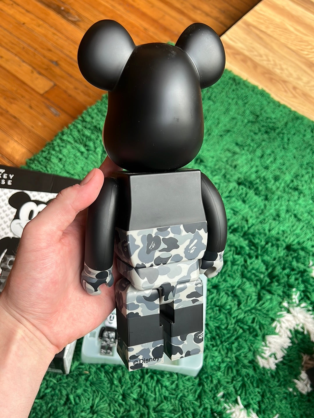 Bearbrick x Bape x Mickey Mouse
