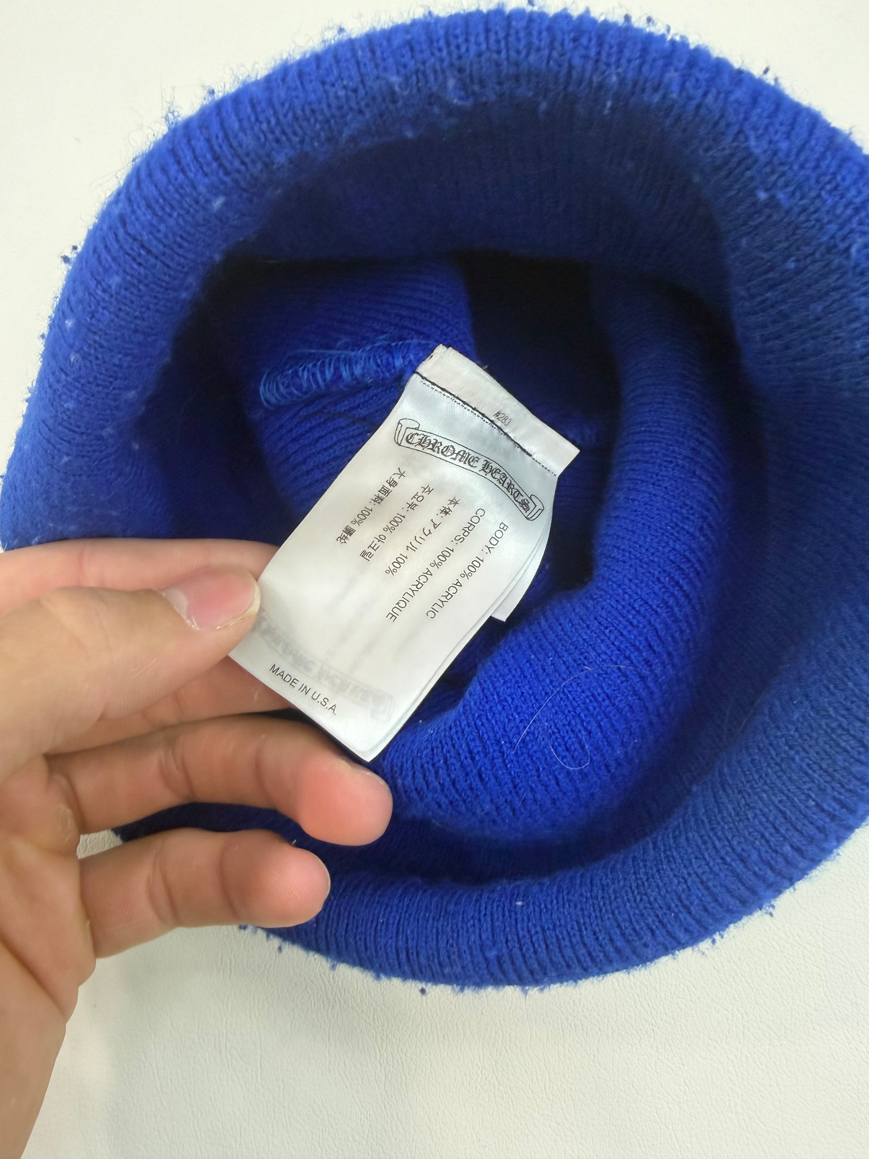 Chrome Hearts Beanie “Ice Blue”