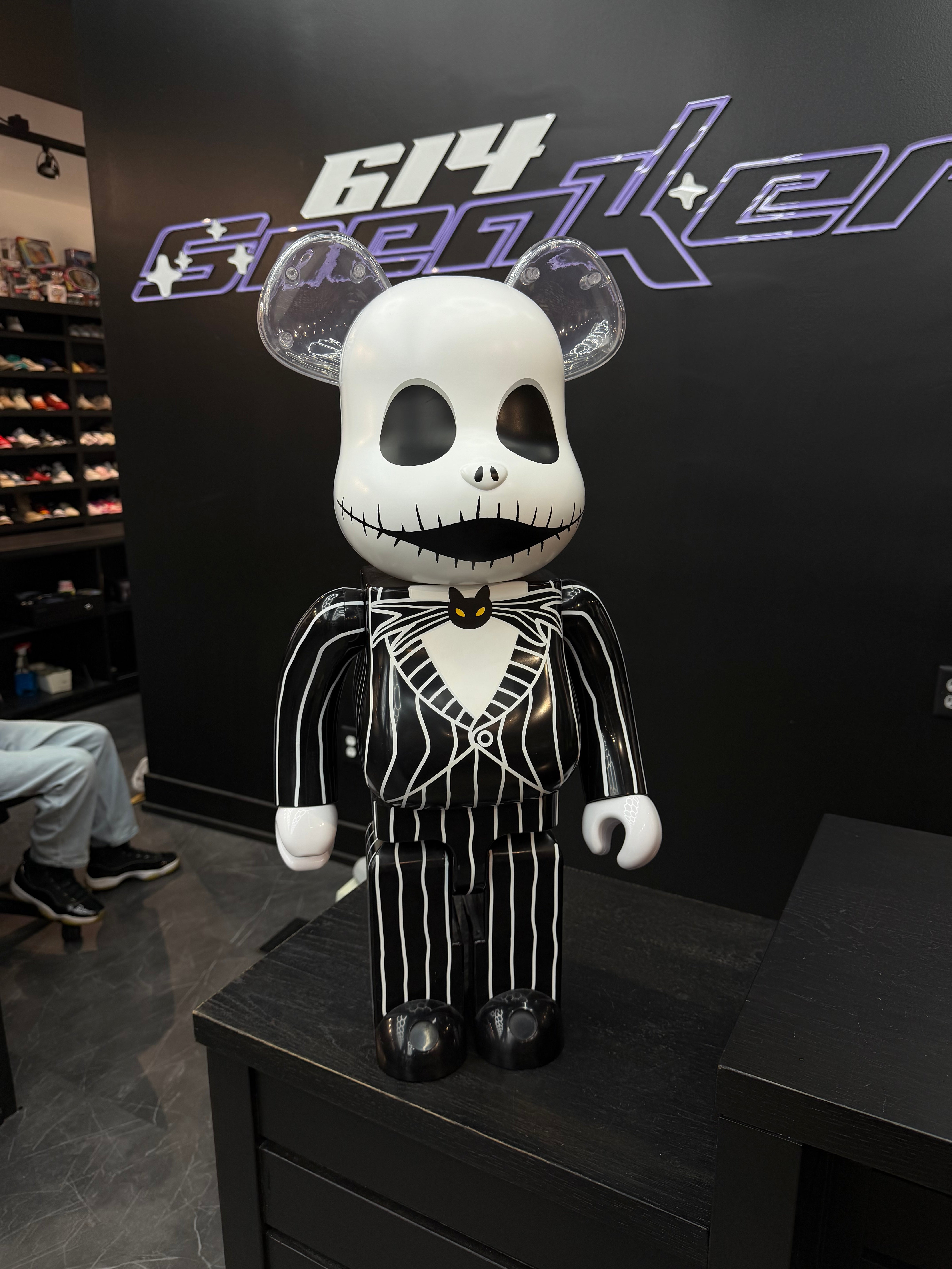 Bearbrick x The Nightmare Before Christmas Jack Skellington 1000%